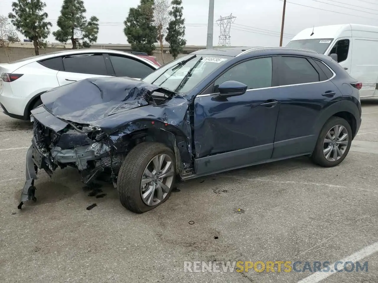 1 Photograph of a damaged car 3MVDMBCL4NM450891 MAZDA CX30 2022