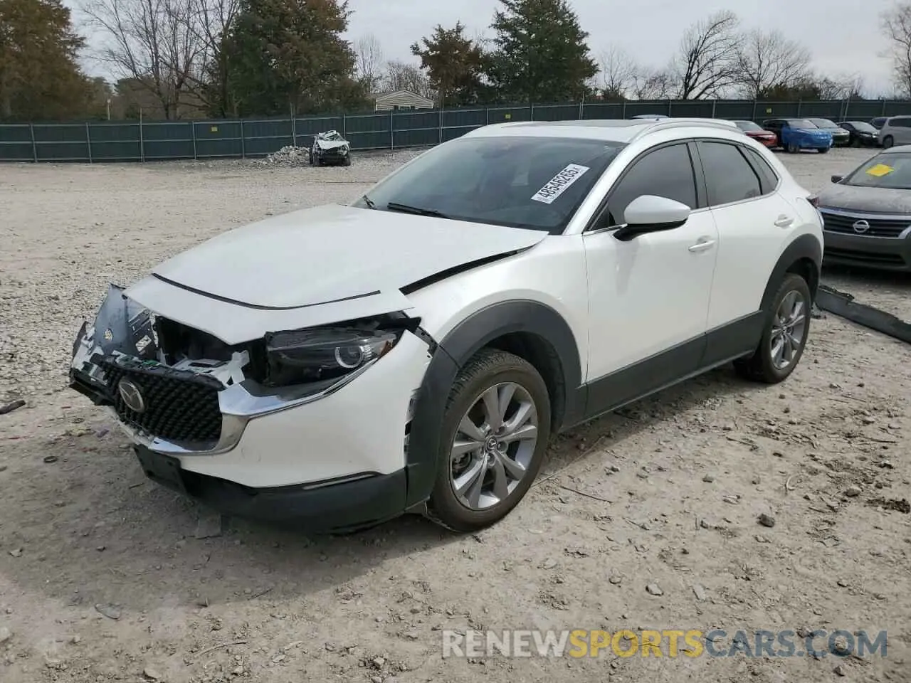 1 Photograph of a damaged car 3MVDMBCL9NM404733 MAZDA CX30 2022