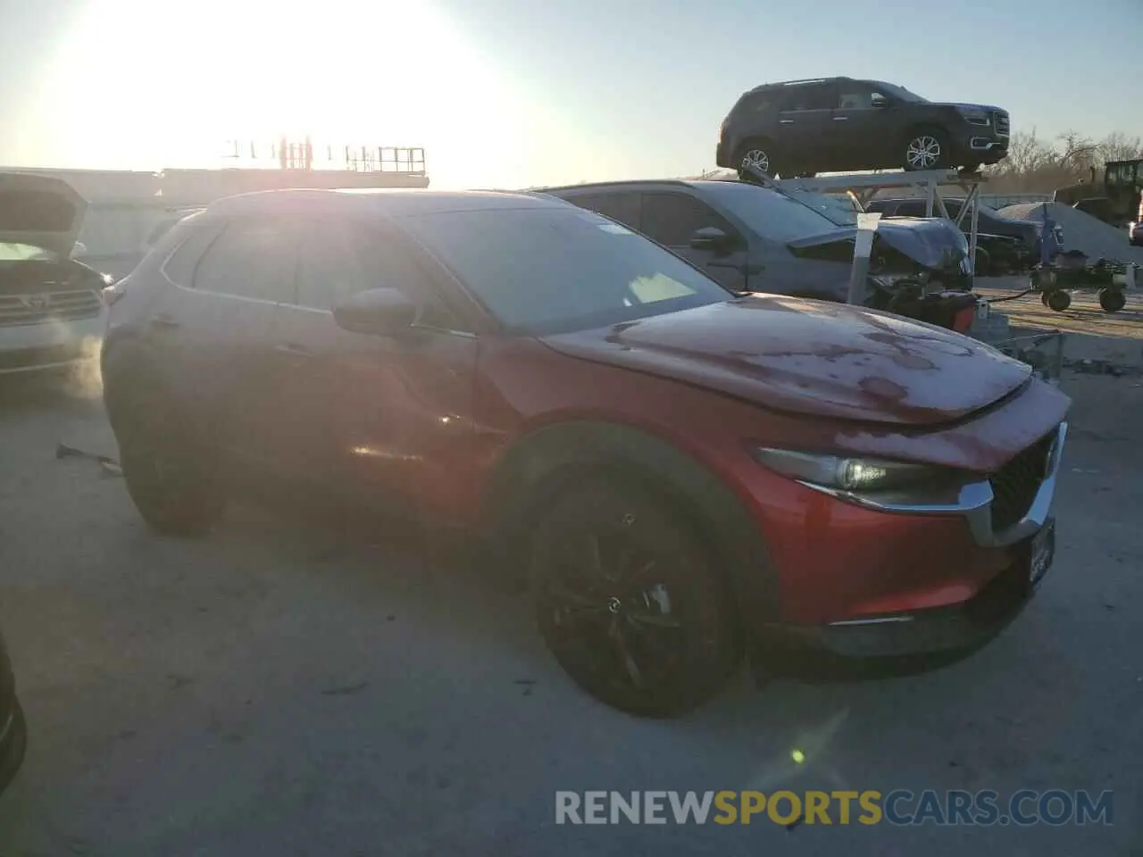 4 Фотография поврежденного автомобиля 3MVDMBDY4NM459049 MAZDA CX30 2022
