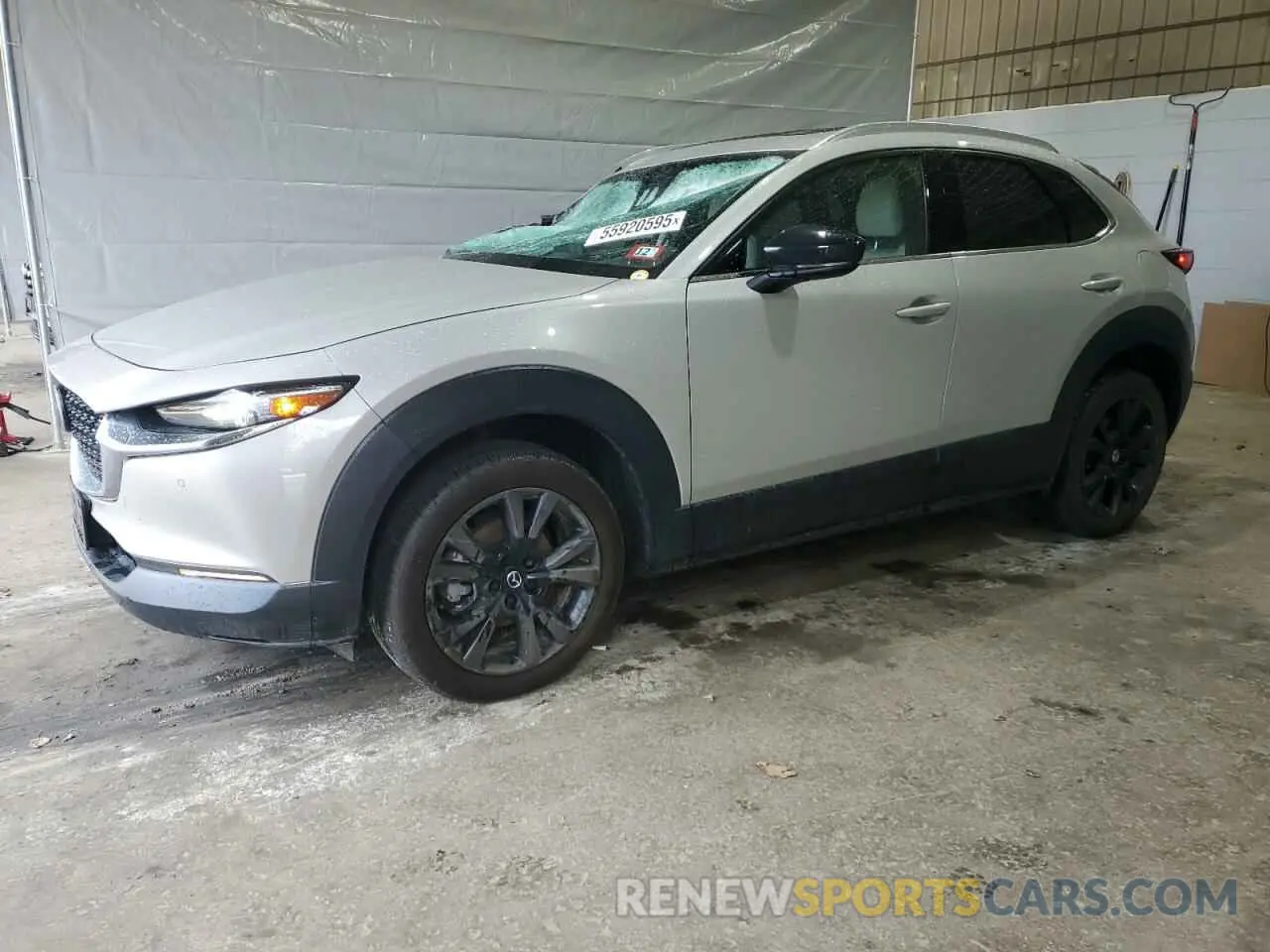 1 Photograph of a damaged car 3MVDMBEY7NM434435 MAZDA CX30 2022