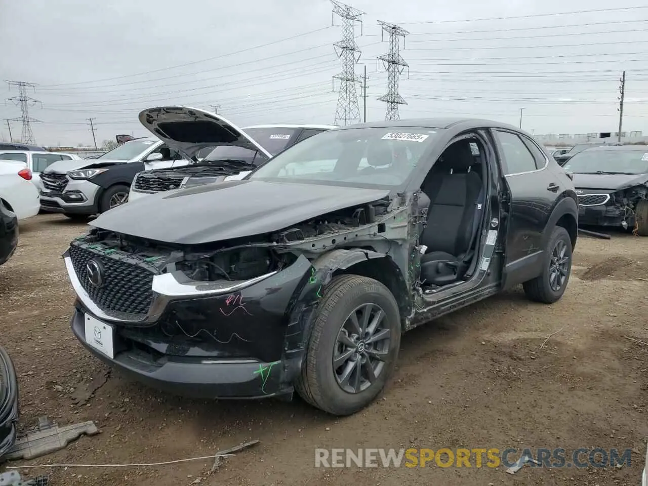 1 Фотография поврежденного автомобиля 3MVDMBAM6PM549095 MAZDA CX30 2023