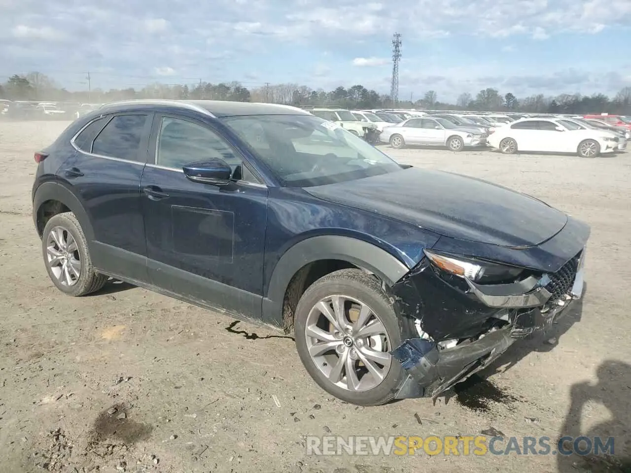 4 Фотография поврежденного автомобиля 3MVDMBBM1PM571746 MAZDA CX30 2023
