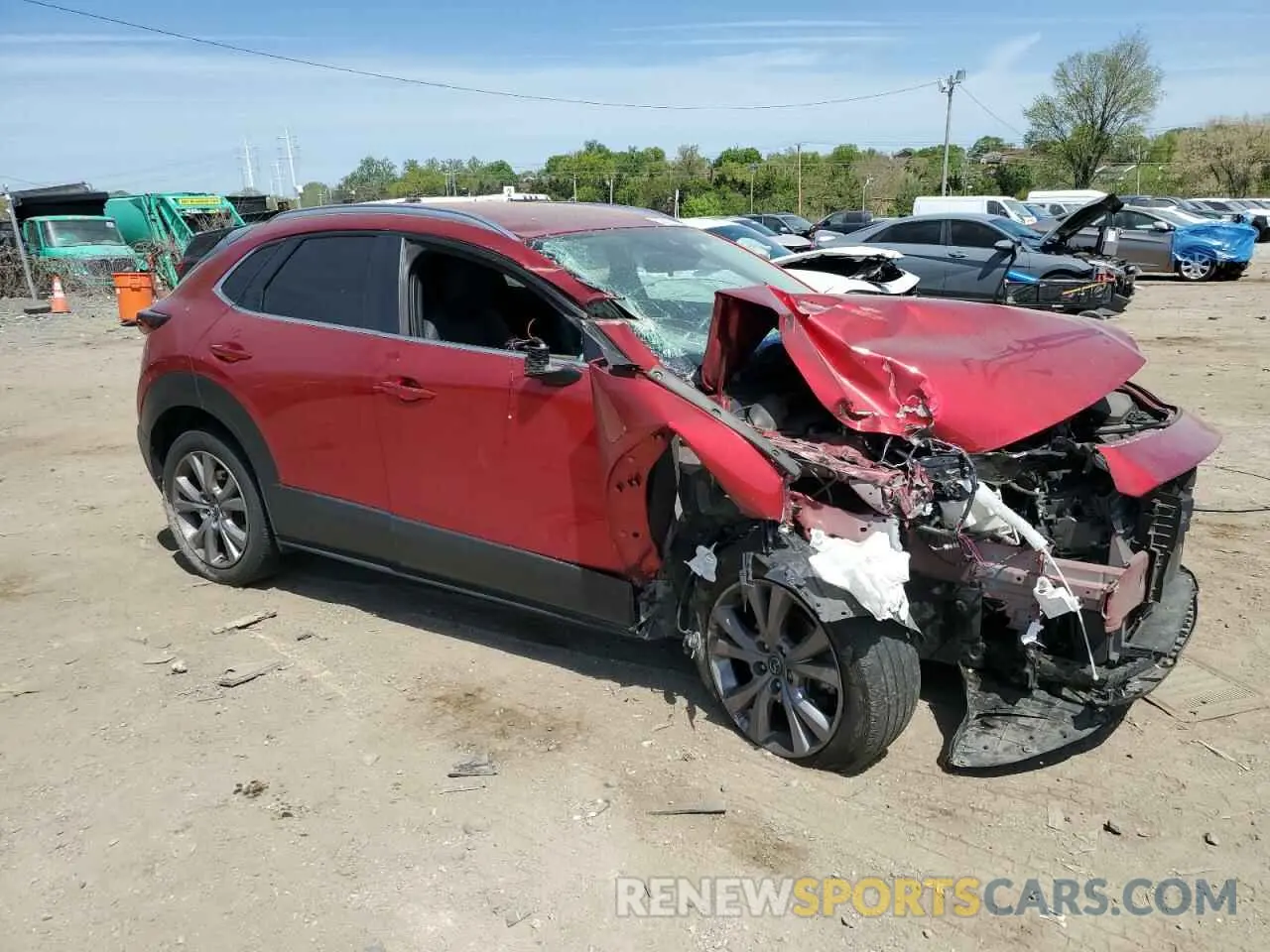 4 Фотография поврежденного автомобиля 3MVDMBBM5PM546851 MAZDA CX30 2023