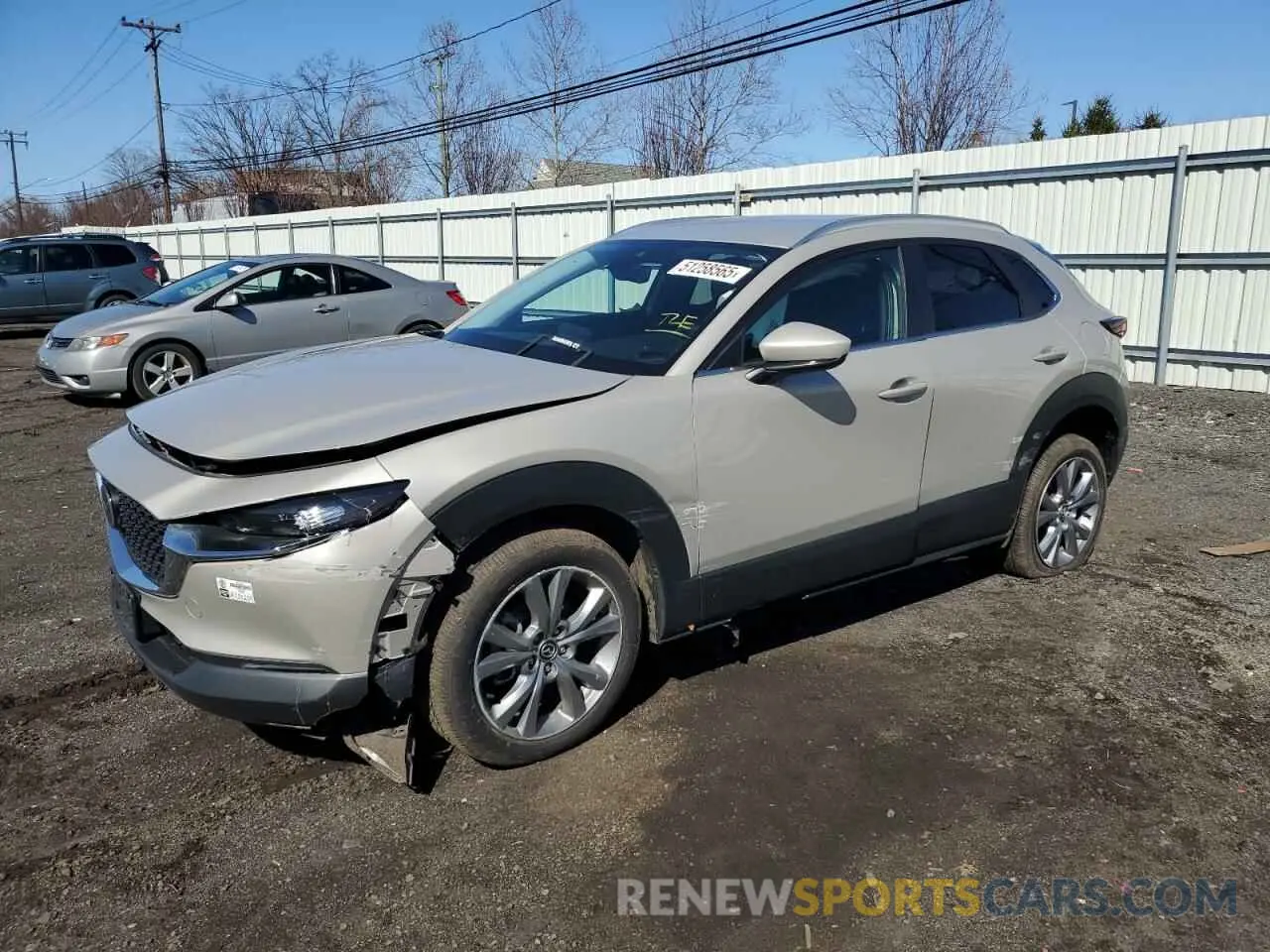 1 Photograph of a damaged car 3MVDMBBM6PM577168 MAZDA CX30 2023