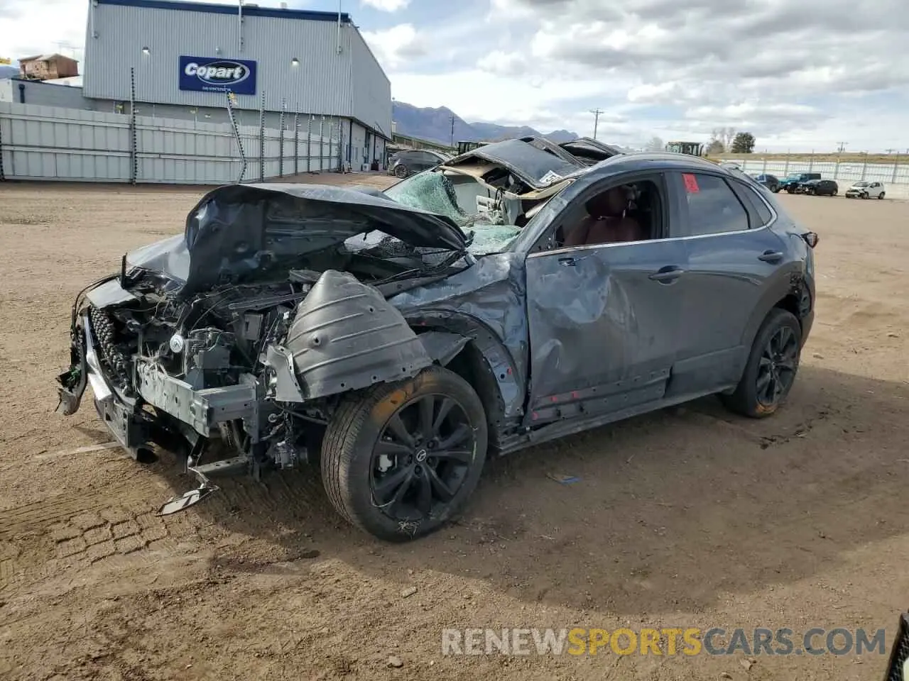 1 Photograph of a damaged car 3MVDMBCM2PM521419 MAZDA CX30 2023
