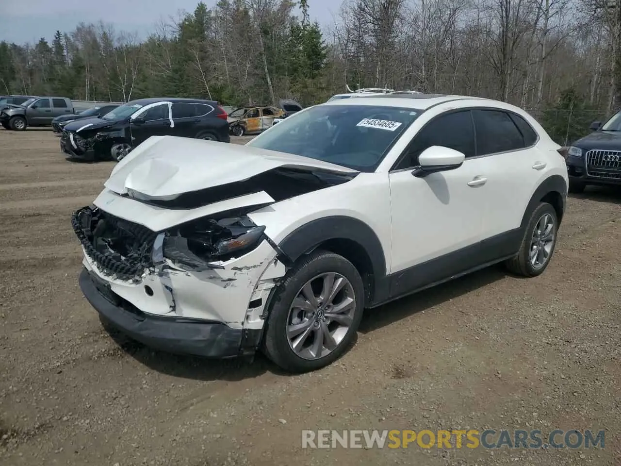 1 Photograph of a damaged car 3MVDMBCM6PM524694 MAZDA CX30 2023