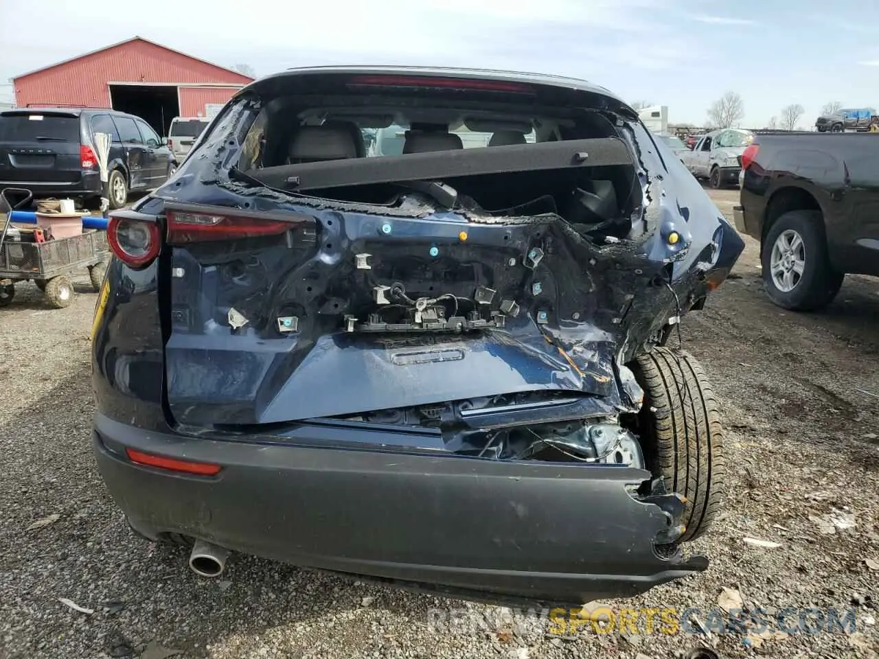 6 Photograph of a damaged car 3MVDMBCMXPM501581 MAZDA CX30 2023