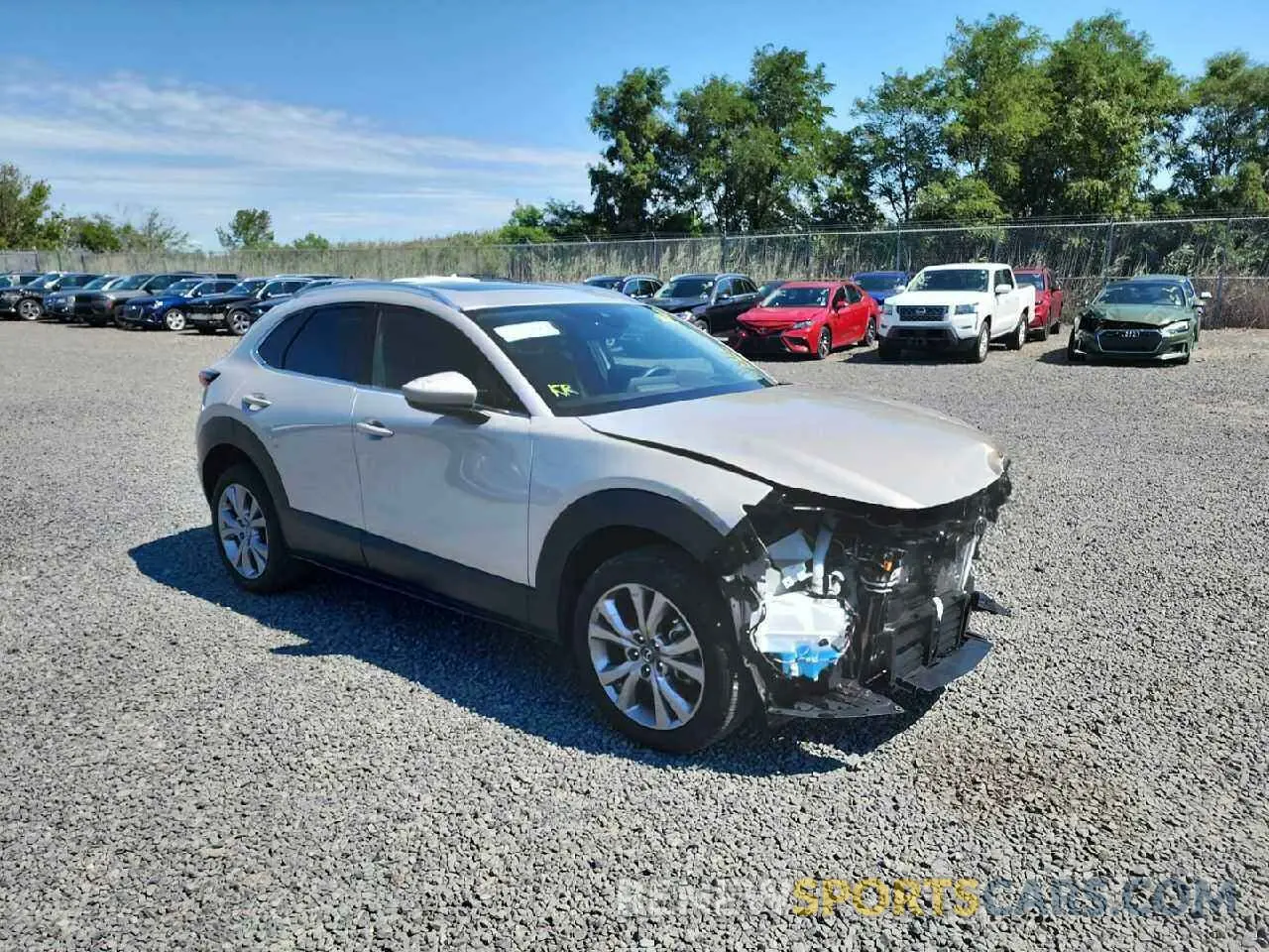 3 Фотография поврежденного автомобиля 3MVDMBDM1PM568102 MAZDA CX30 2023