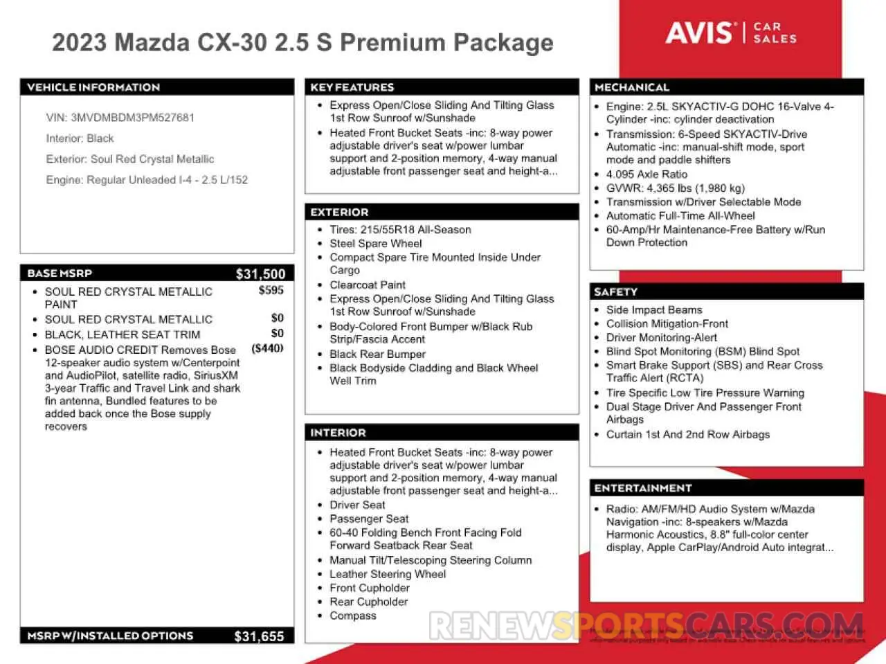 13 Фотография поврежденного автомобиля 3MVDMBDM3PM527681 MAZDA CX30 2023