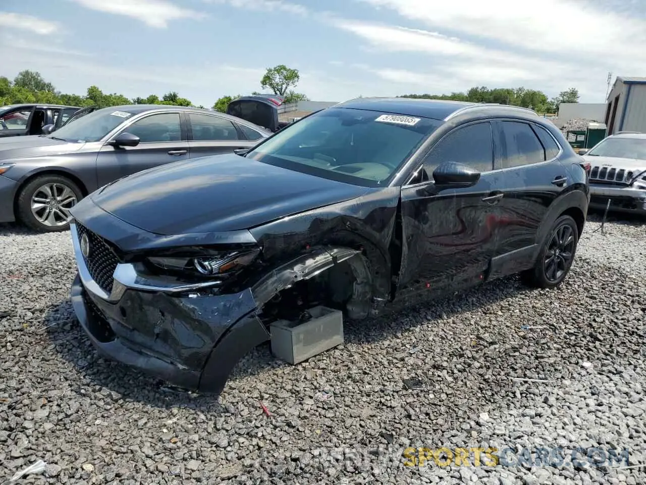 1 Photograph of a damaged car 3MVDMBDY8PM564406 MAZDA CX30 2023
