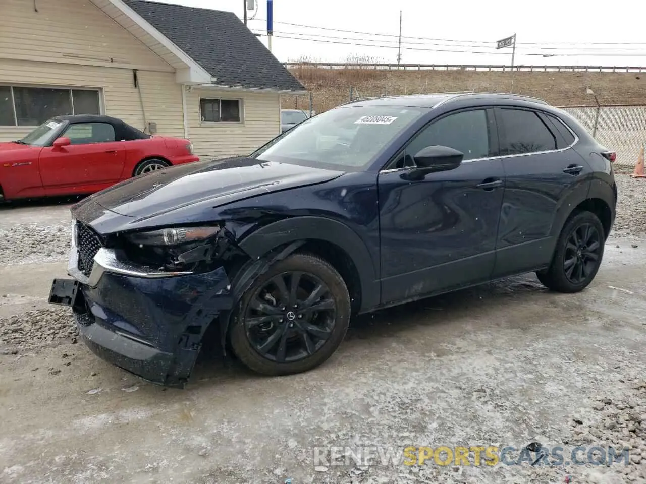 1 Photograph of a damaged car 3MVDMBEY4PM535208 MAZDA CX30 2023