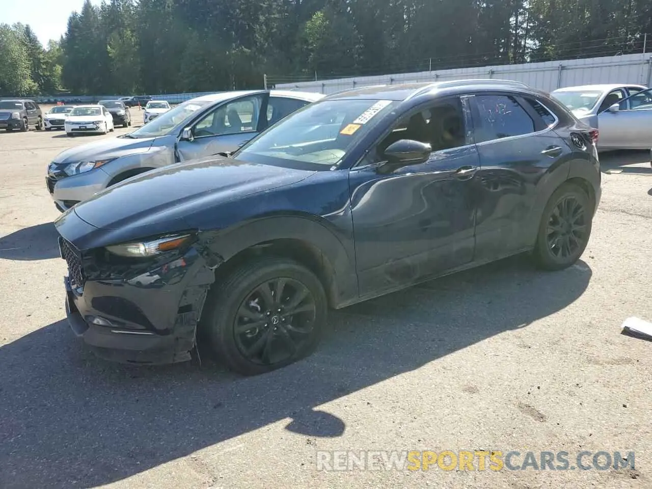 1 Photograph of a damaged car 3MVDMBBM2RM647364 MAZDA CX30 2024