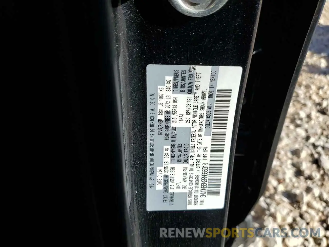 13 Photograph of a damaged car 3MVDMBBM2RM655318 MAZDA CX30 2024