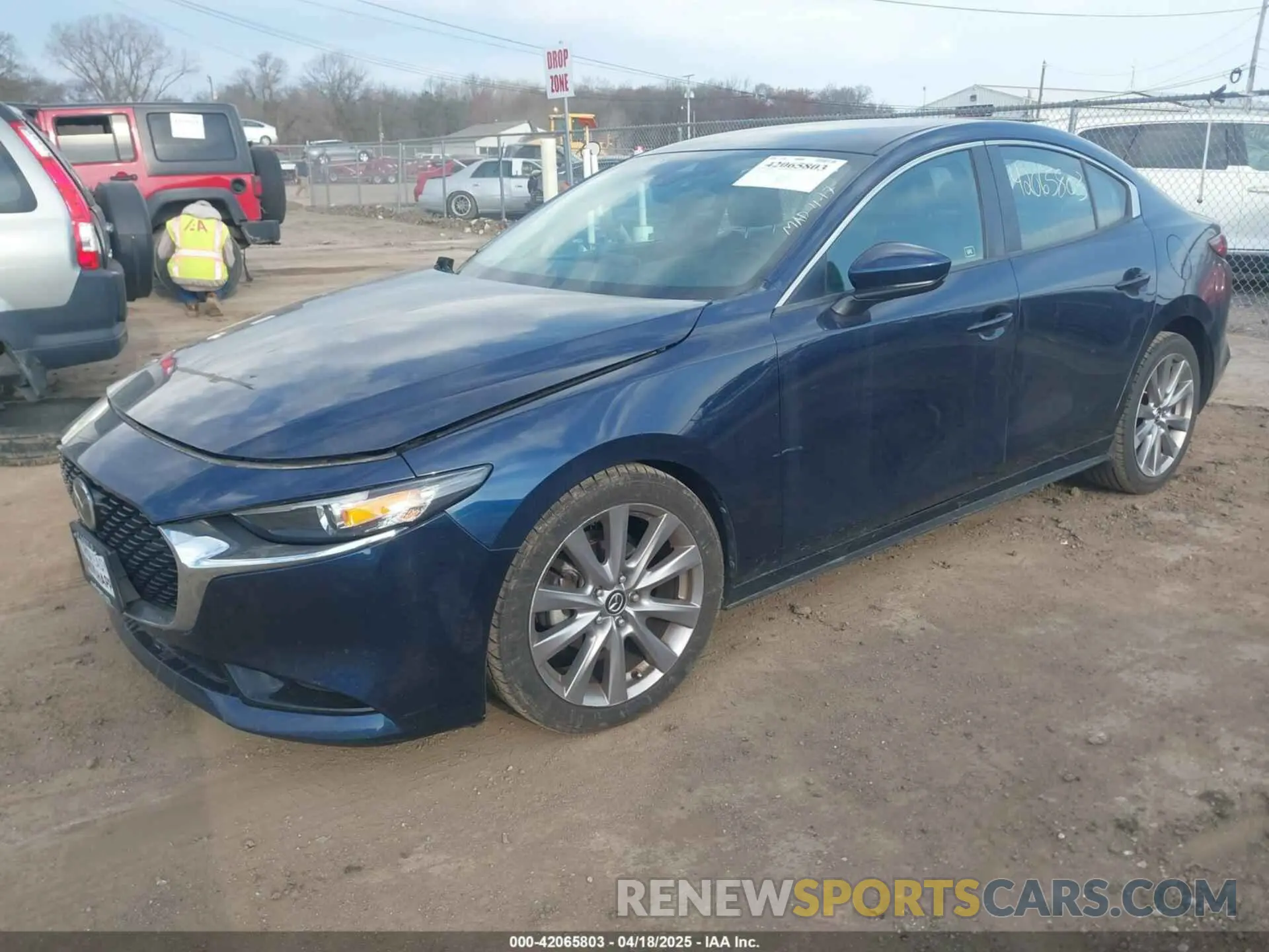 2 Photograph of a damaged car 3MZBPAAL9KM111503 MAZDA MAZDA3 2019