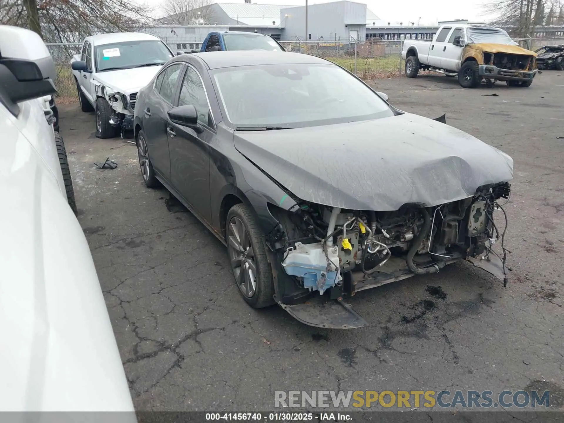 1 Photograph of a damaged car 3MZBPADL4KM108942 MAZDA MAZDA3 2019