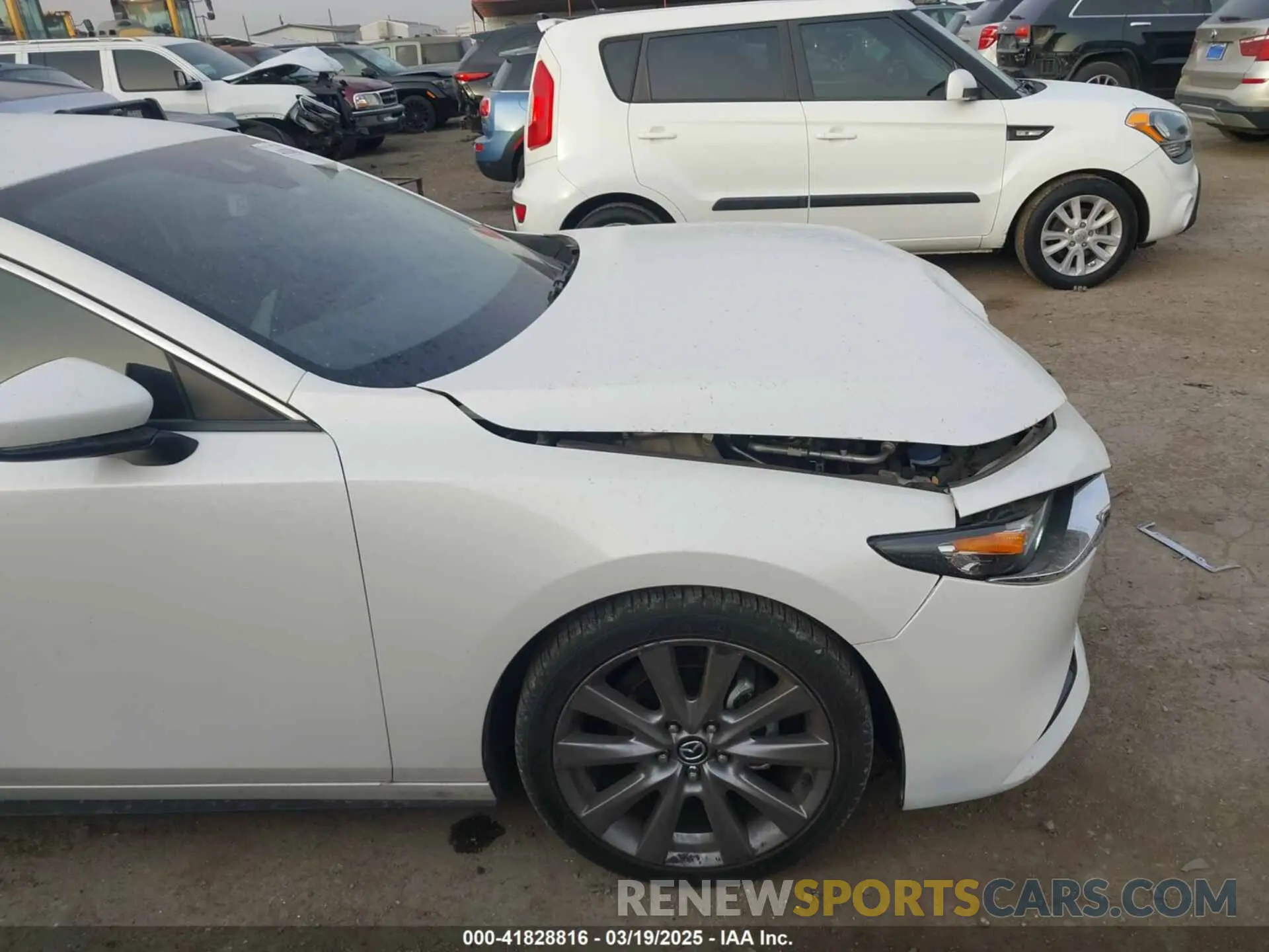 13 Фотография поврежденного автомобиля JM1BPACL6K1109964 MAZDA MAZDA3 2019