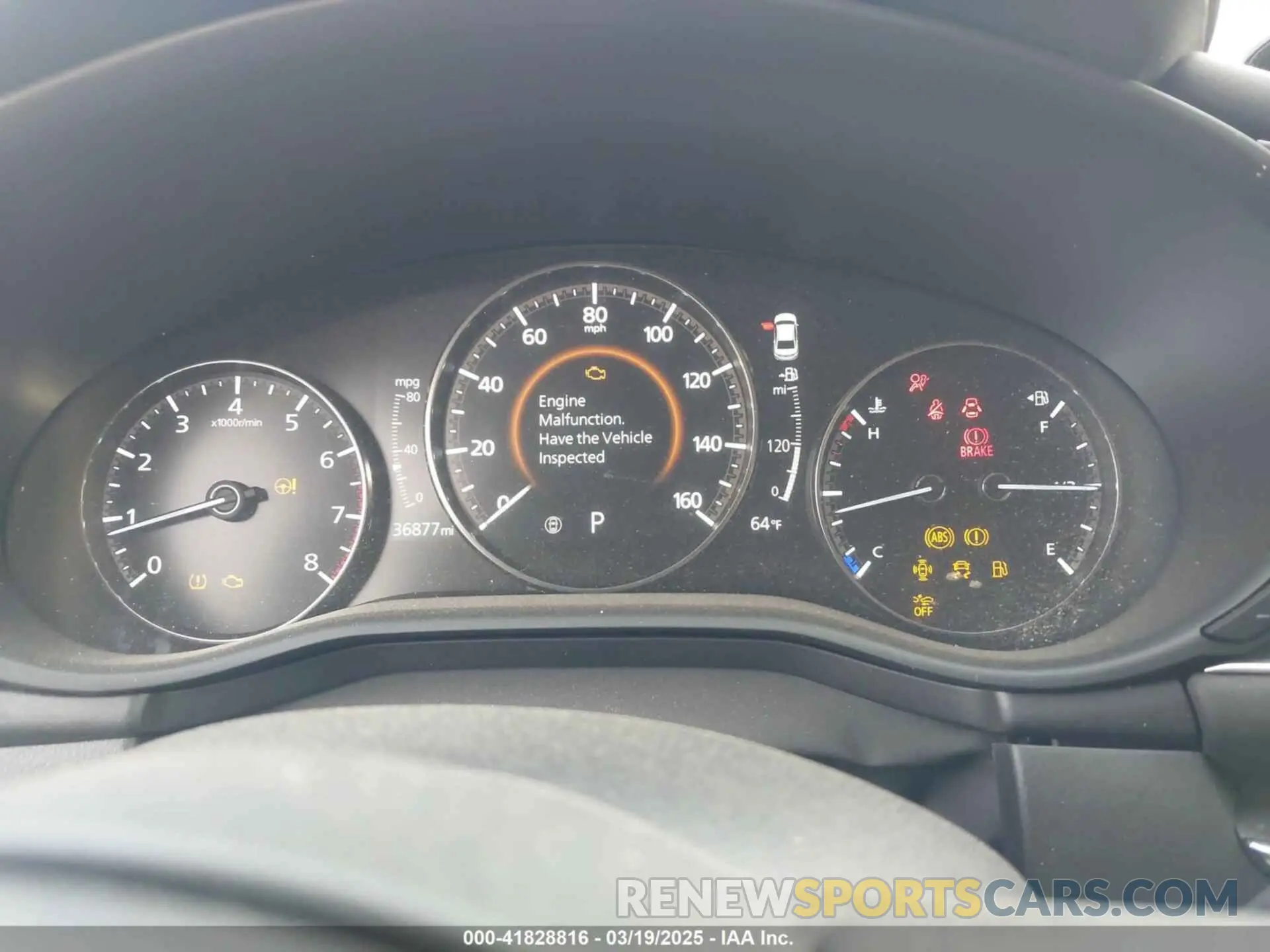7 Фотография поврежденного автомобиля JM1BPACL6K1109964 MAZDA MAZDA3 2019