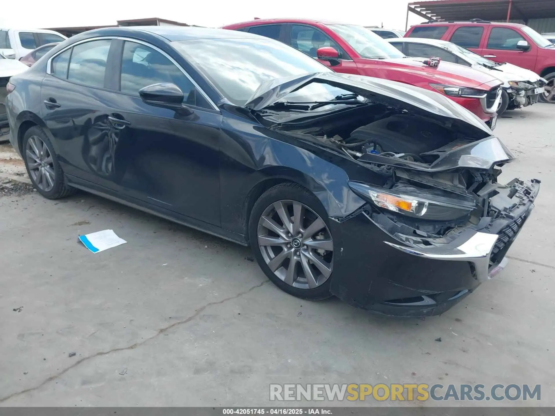1 Фотография поврежденного автомобиля JM1BPACL8K1109707 MAZDA MAZDA3 2019