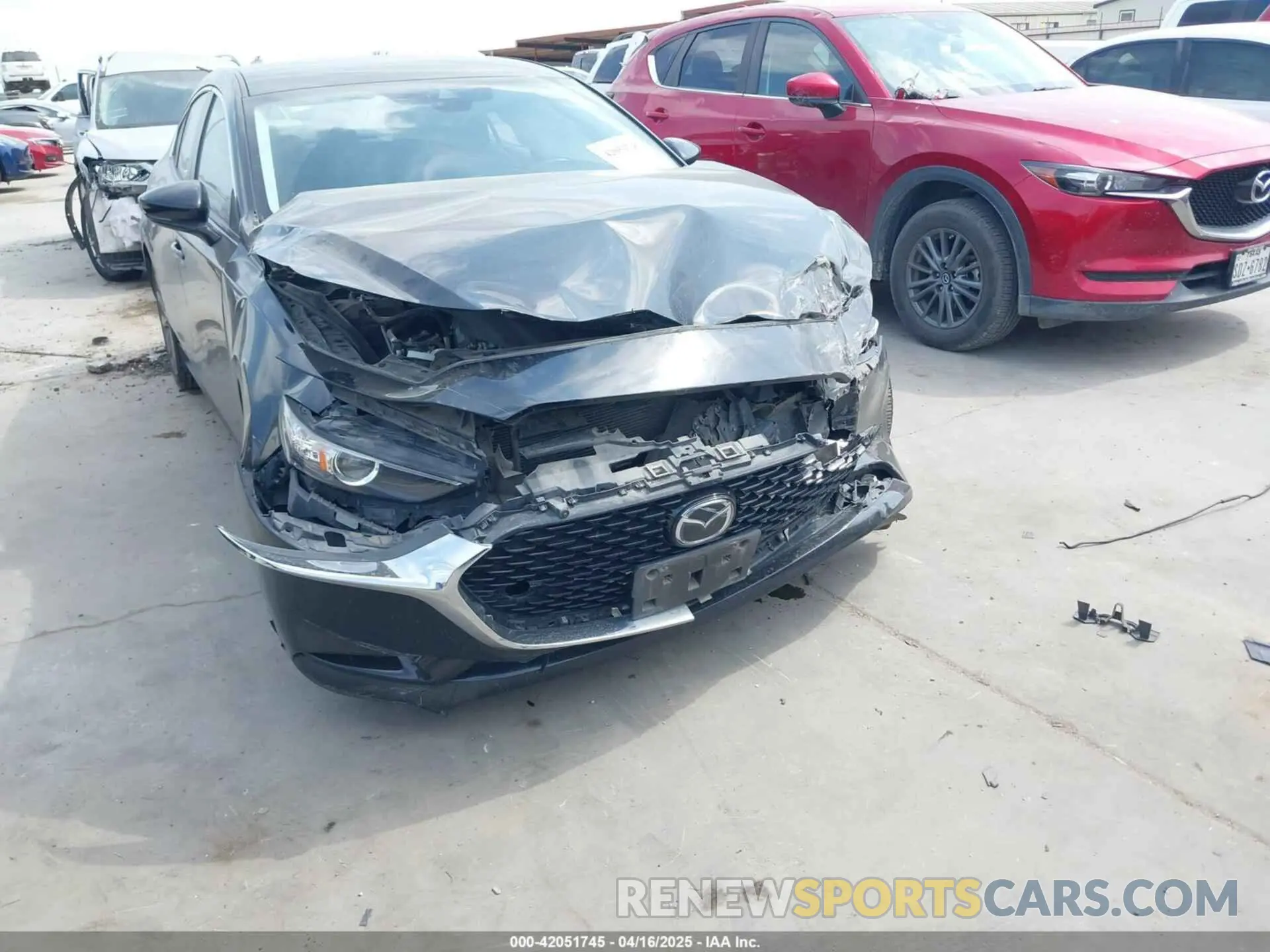 6 Фотография поврежденного автомобиля JM1BPACL8K1109707 MAZDA MAZDA3 2019