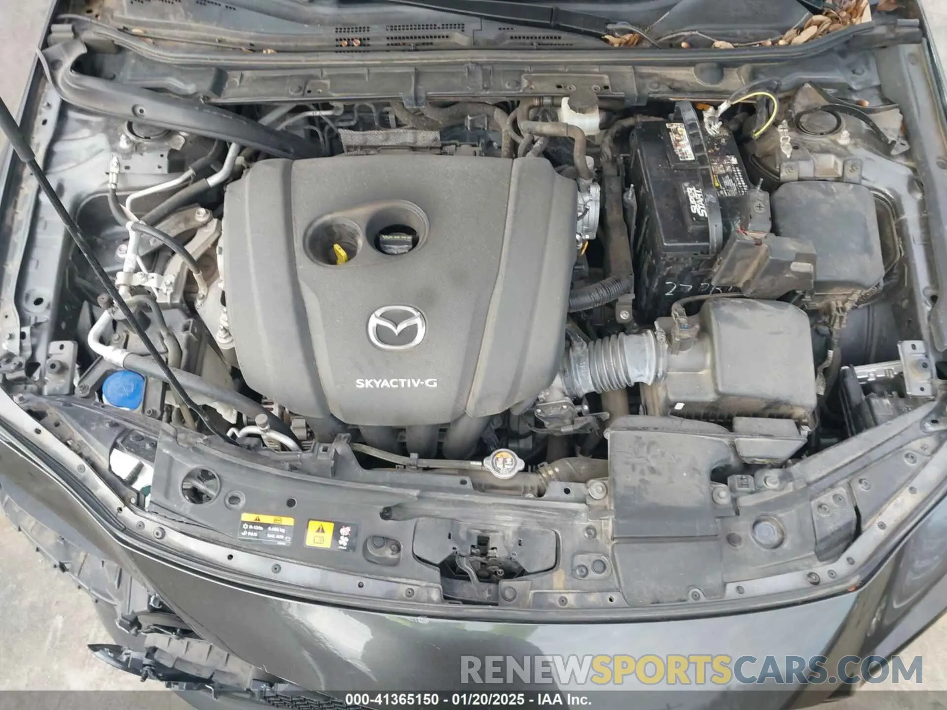 10 Photograph of a damaged car JM1BPAJMXK1121384 MAZDA MAZDA3 2019