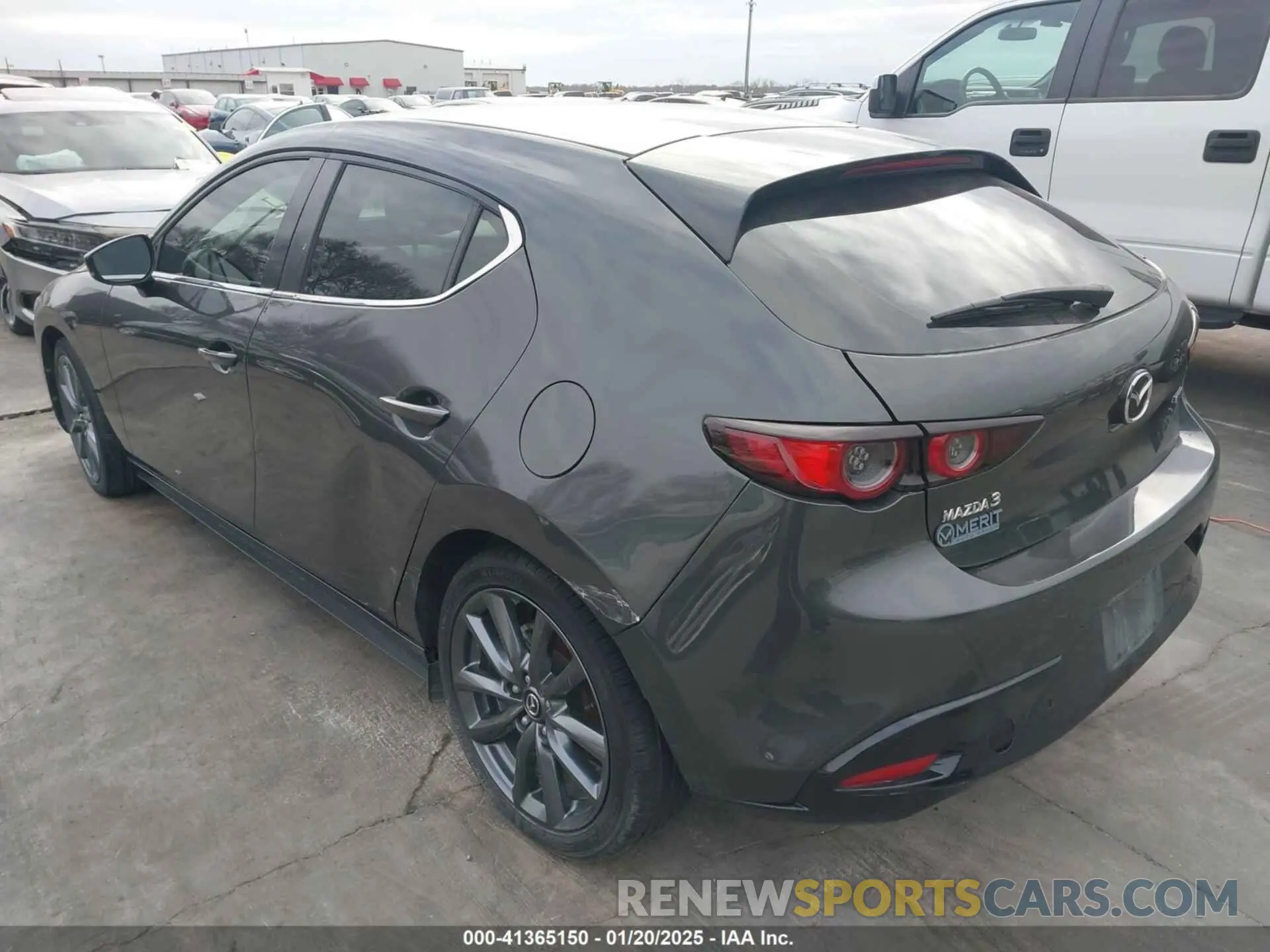 3 Photograph of a damaged car JM1BPAJMXK1121384 MAZDA MAZDA3 2019
