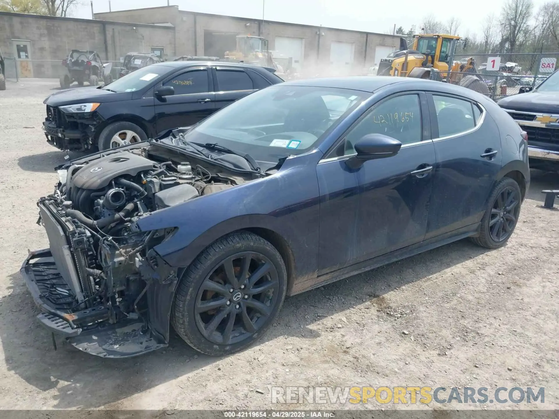 2 Photograph of a damaged car JM1BPANM4K1115882 MAZDA MAZDA3 2019