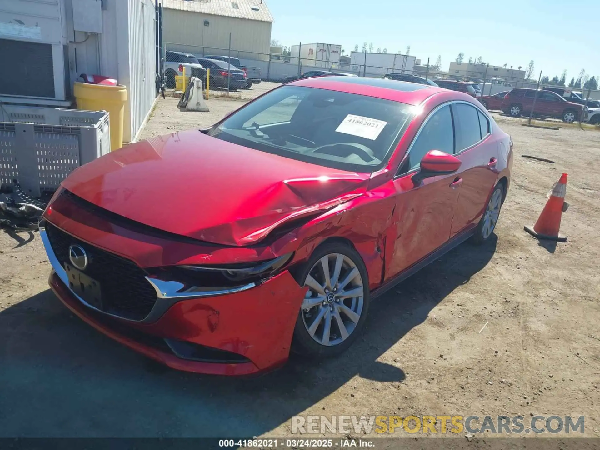 2 Фотография поврежденного автомобиля JM1BPBEM7K1119186 MAZDA MAZDA3 2019