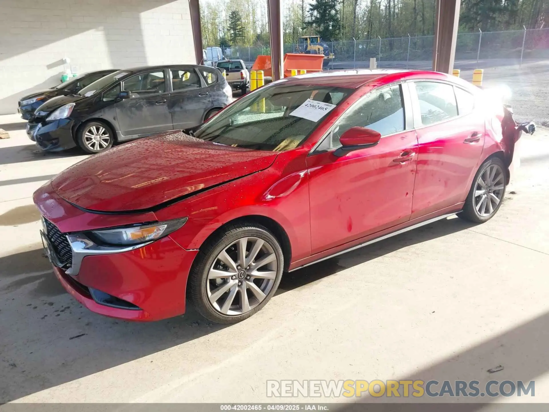2 Photograph of a damaged car 3MZBPADL9LM129156 MAZDA MAZDA3 2020