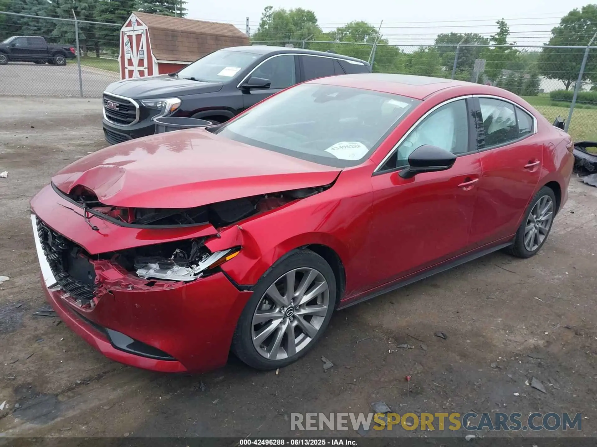 2 Photograph of a damaged car JM1BPAEM5L1168219 MAZDA MAZDA3 2020
