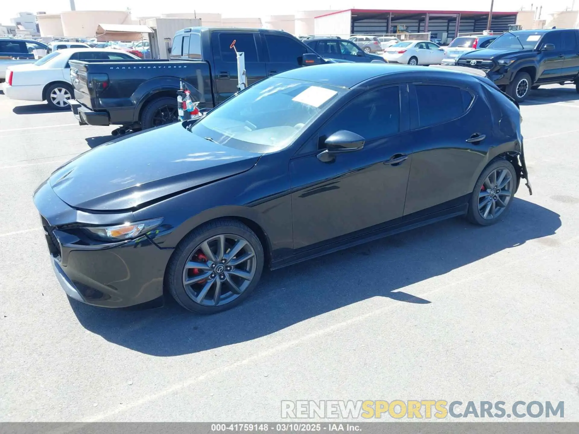 2 Photograph of a damaged car JM1BPALM8L1163289 MAZDA MAZDA3 2020