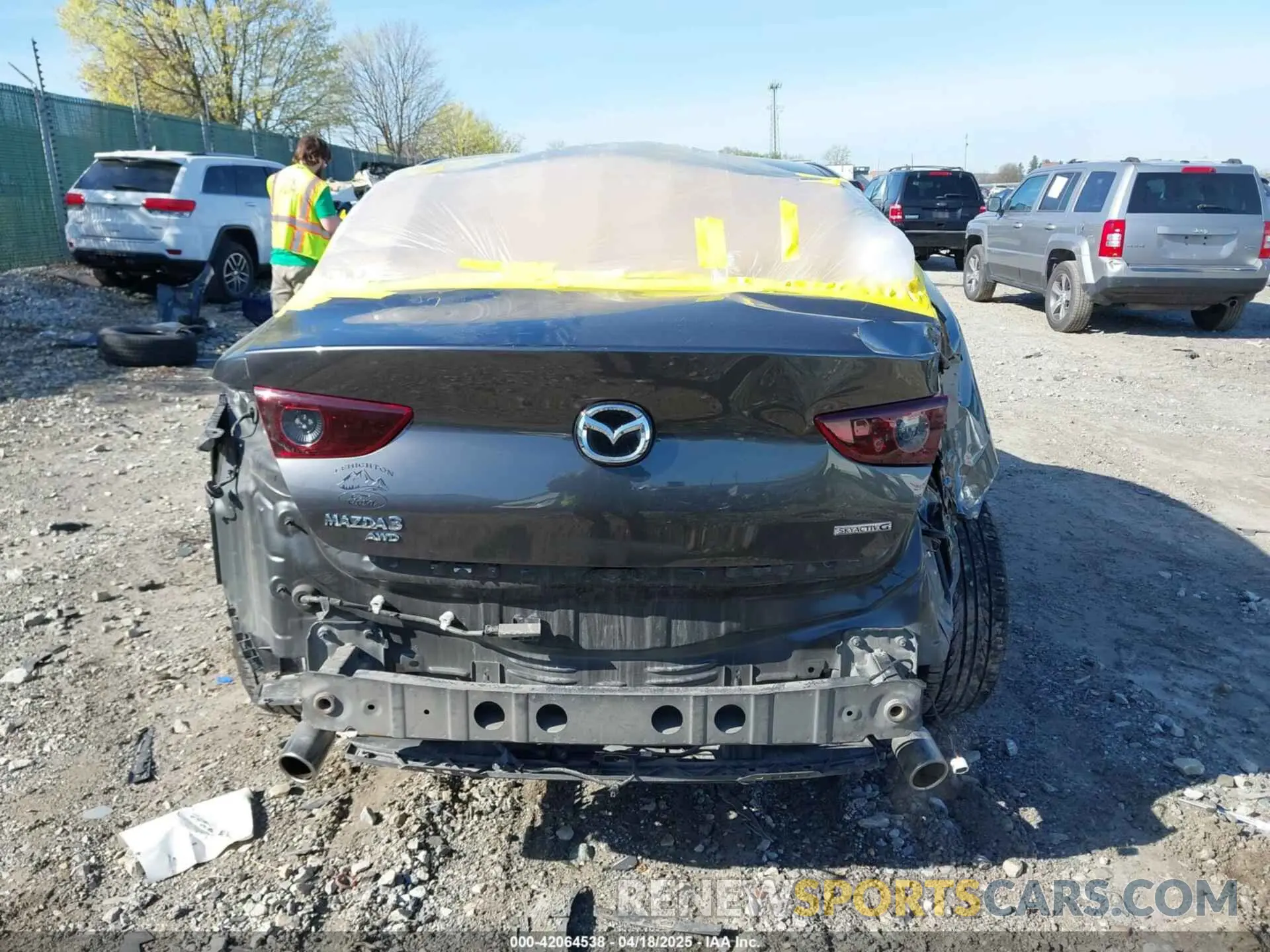 15 Фотография поврежденного автомобиля JM1BPBDM6L1167443 MAZDA MAZDA3 2020