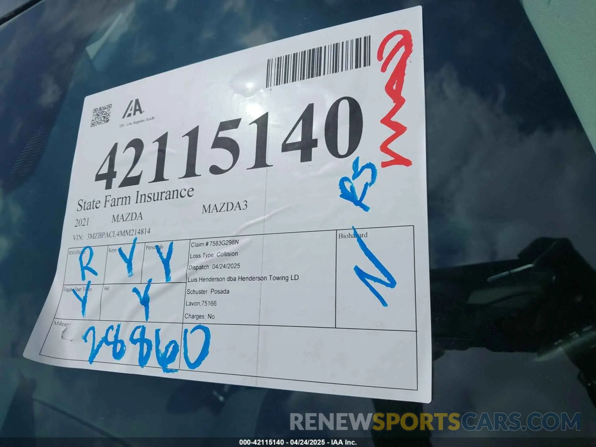 17 Фотография поврежденного автомобиля 3MZBPACL4MM214814 MAZDA MAZDA3 2021