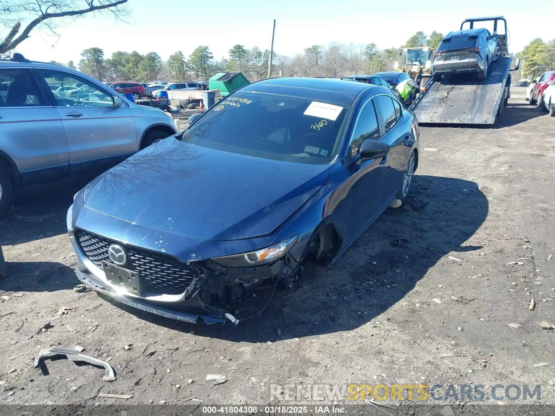 2 Photograph of a damaged car 3MZBPACL4MM252575 MAZDA MAZDA3 2021