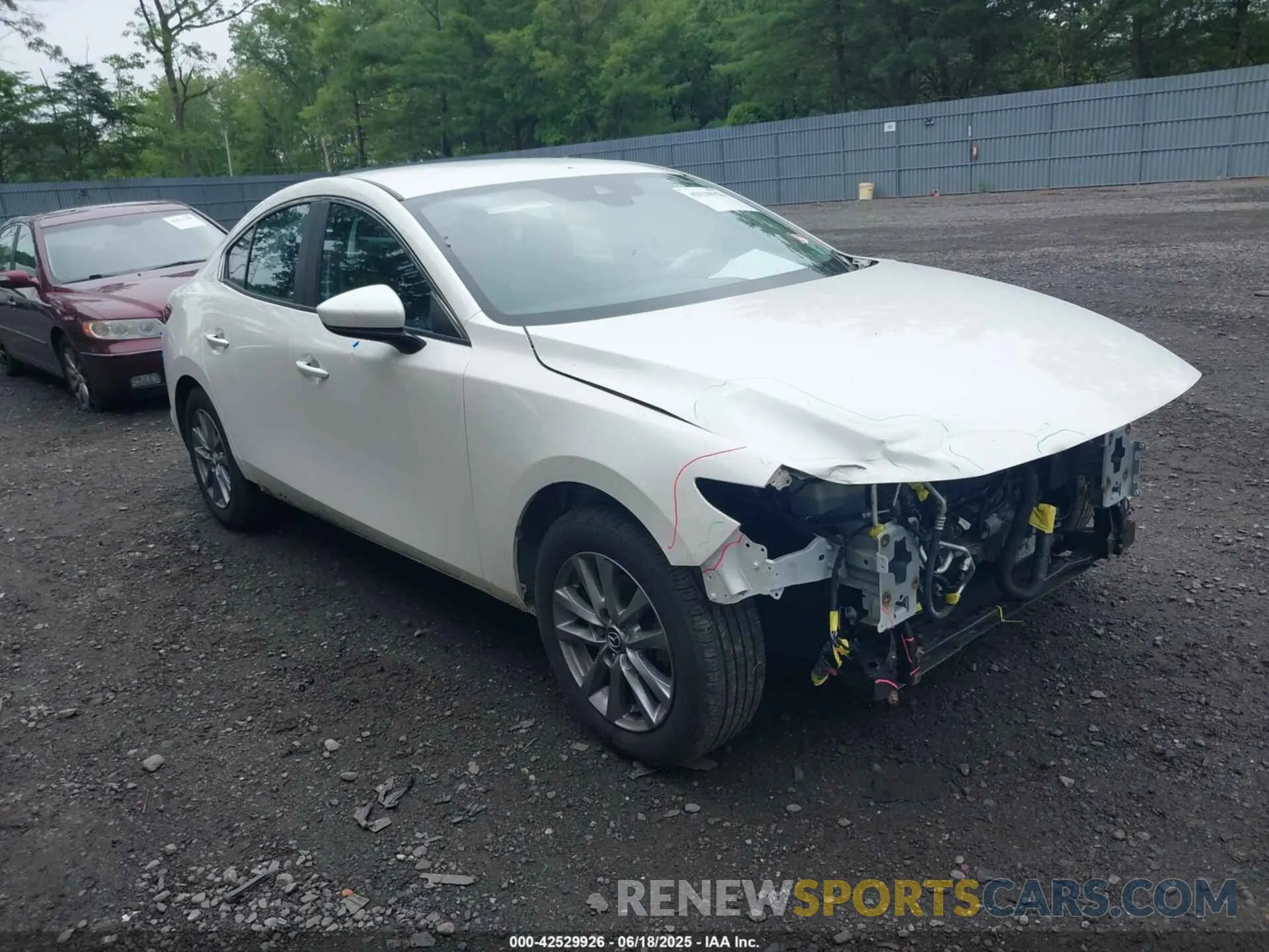 1 Photograph of a damaged car JM1BPAAL3M1313269 MAZDA MAZDA3 2021