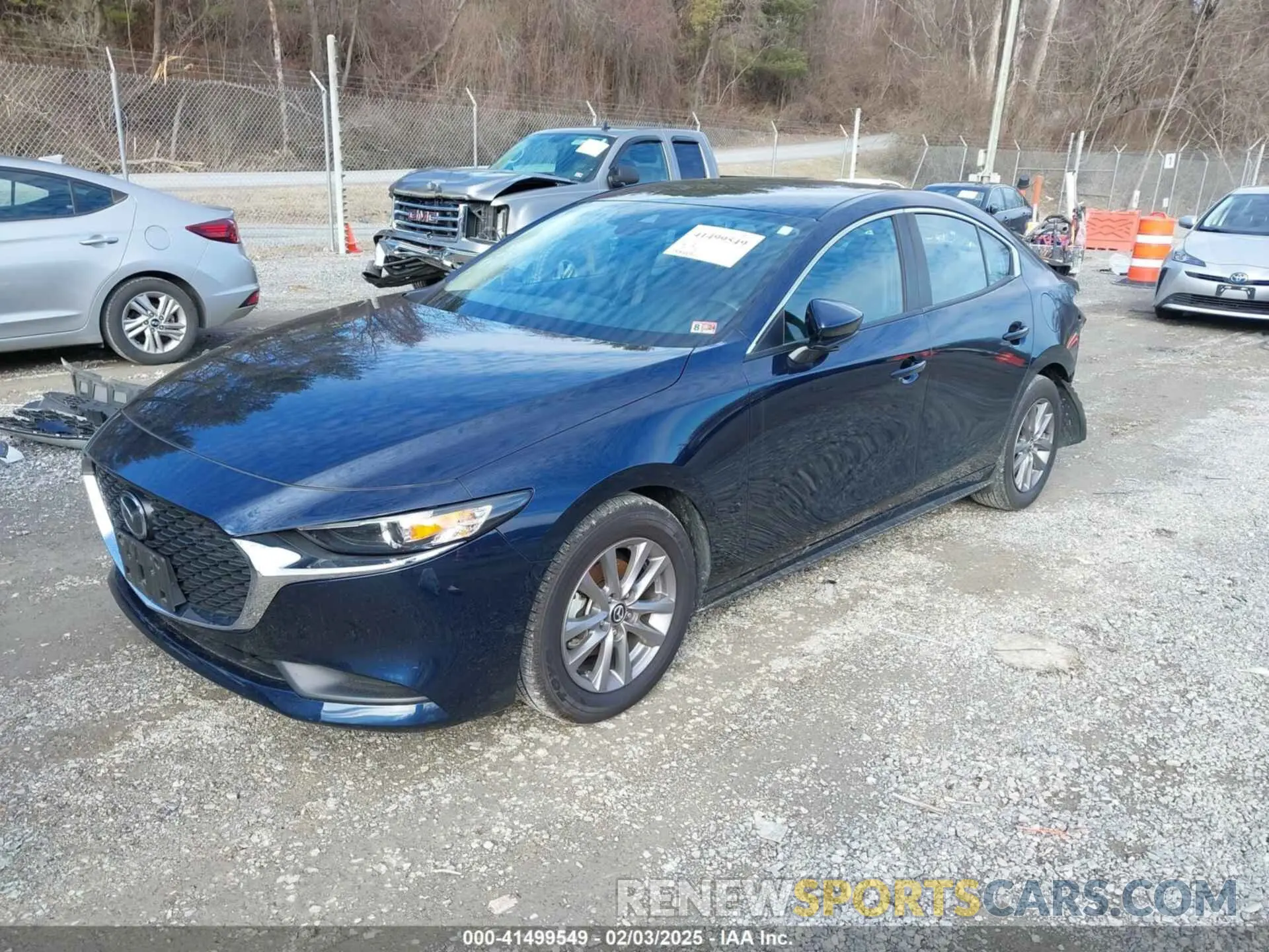 2 Photograph of a damaged car JM1BPAAL5M1344295 MAZDA MAZDA3 2021