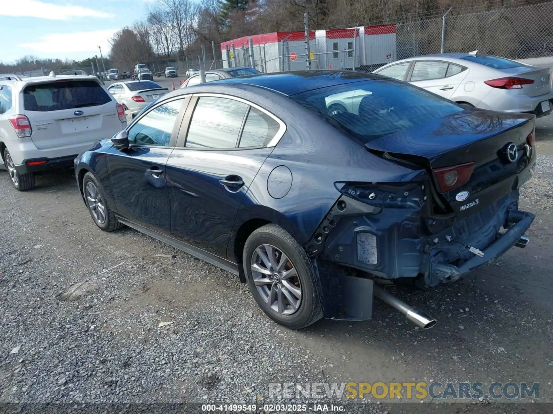 3 Photograph of a damaged car JM1BPAAL5M1344295 MAZDA MAZDA3 2021