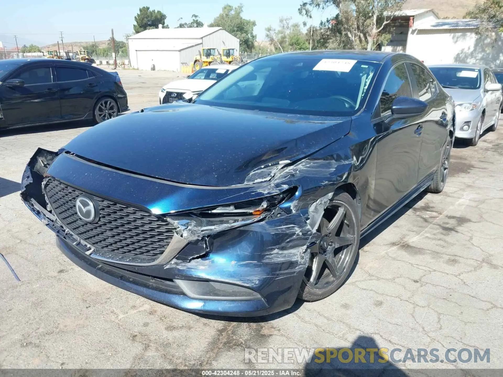 2 Фотография поврежденного автомобиля JM1BPAALXM1326956 MAZDA MAZDA3 2021
