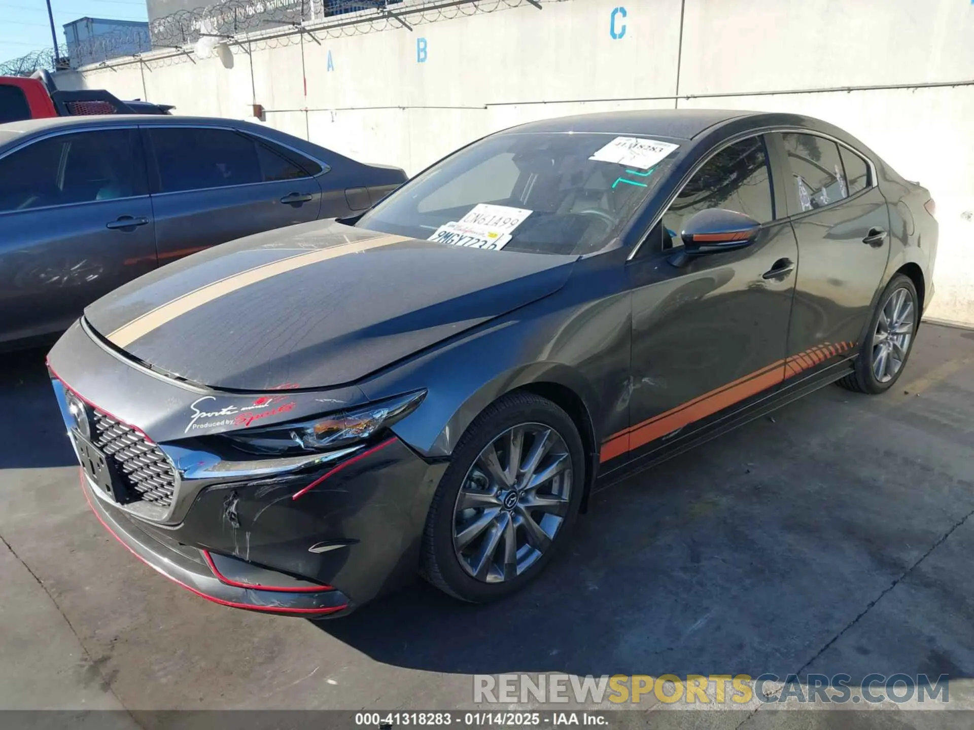 2 Фотография поврежденного автомобиля JM1BPABL6M1328881 MAZDA MAZDA3 2021