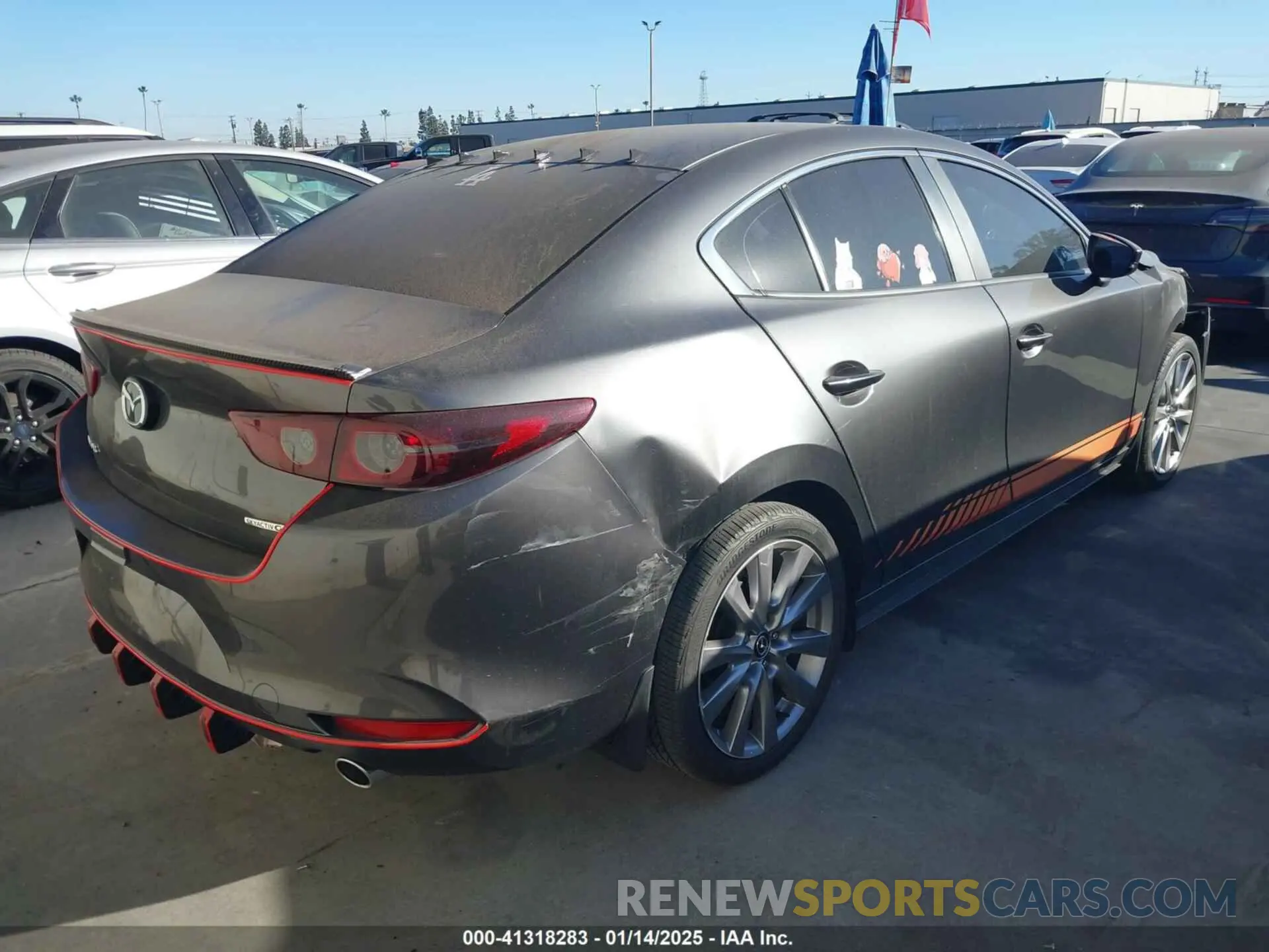 4 Фотография поврежденного автомобиля JM1BPABL6M1328881 MAZDA MAZDA3 2021
