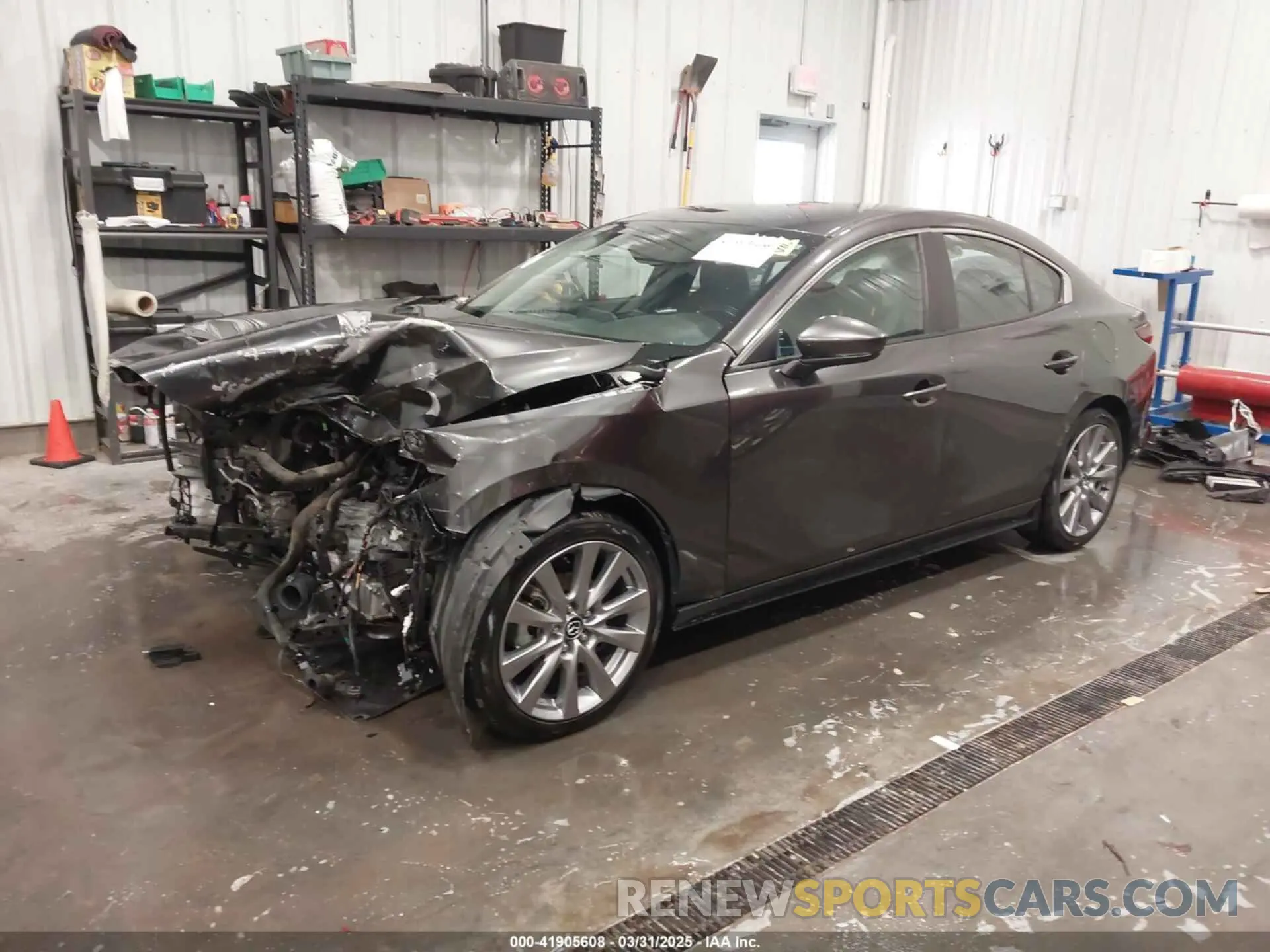 2 Photograph of a damaged car JM1BPABL9M1336182 MAZDA MAZDA3 2021
