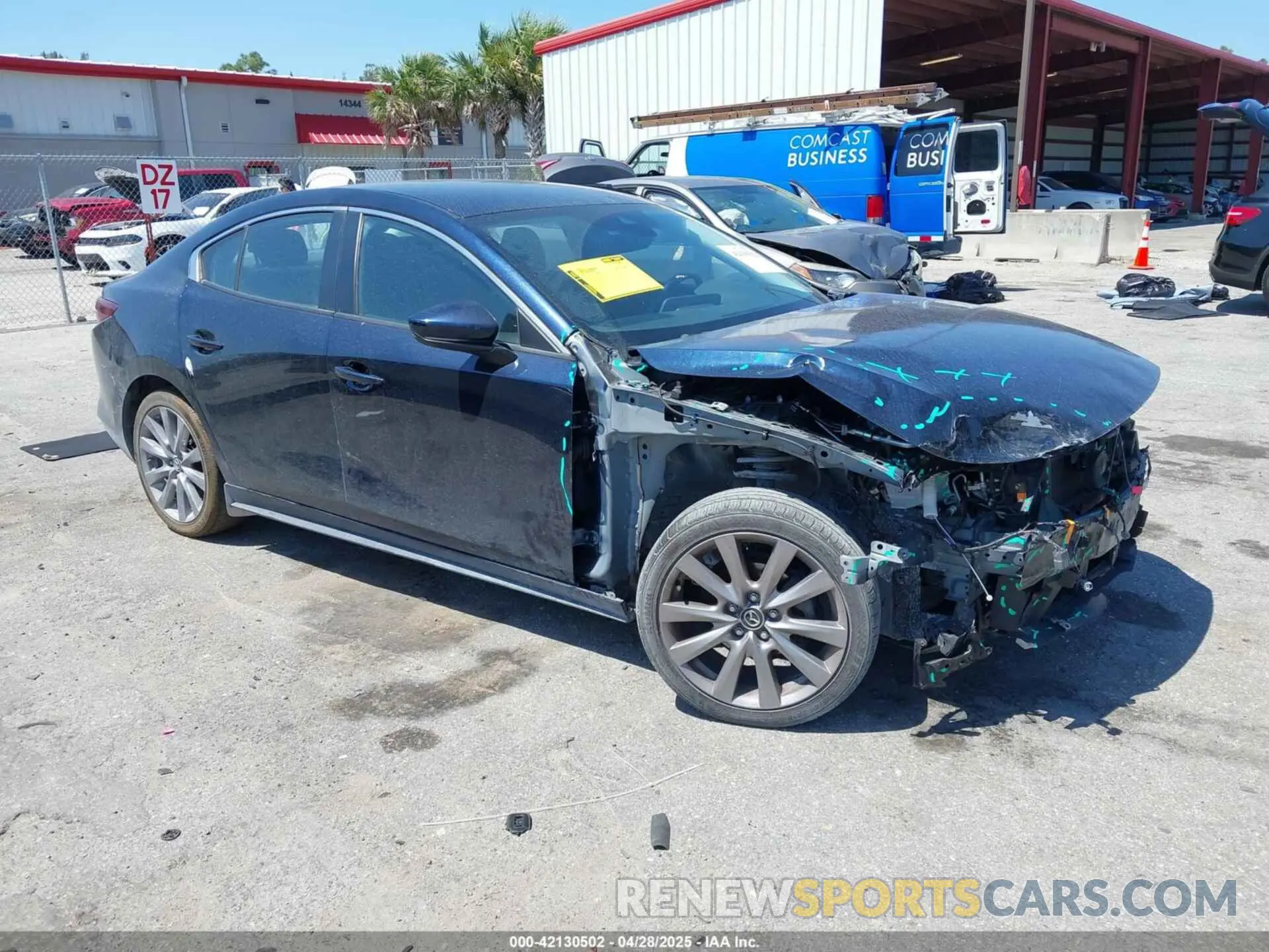 1 Photograph of a damaged car JM1BPABLXM1326518 MAZDA MAZDA3 2021