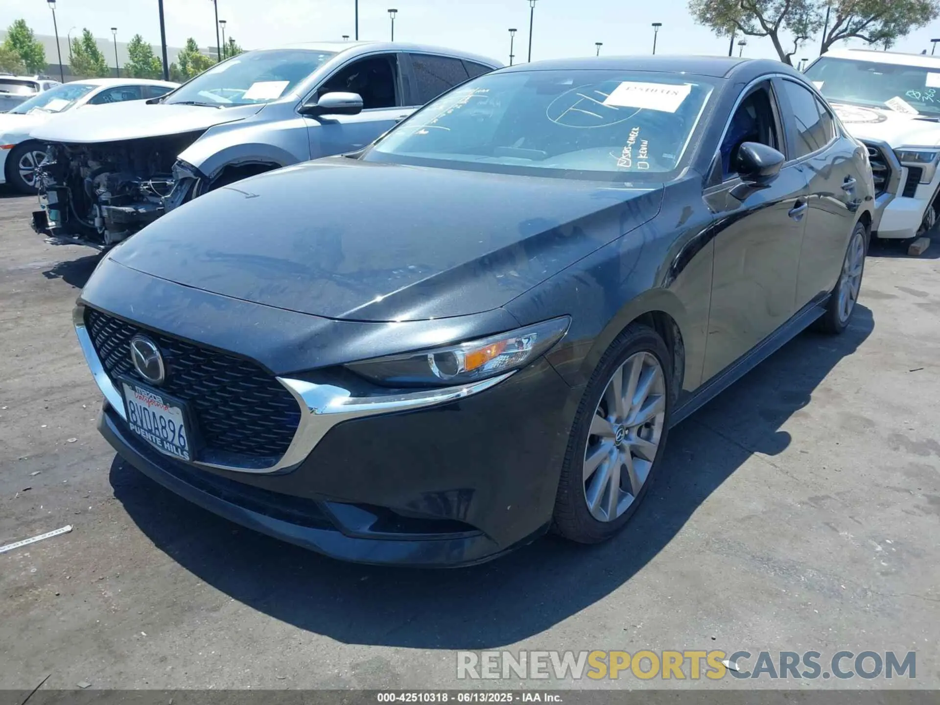 2 Photograph of a damaged car JM1BPACL2M1327726 MAZDA MAZDA3 2021