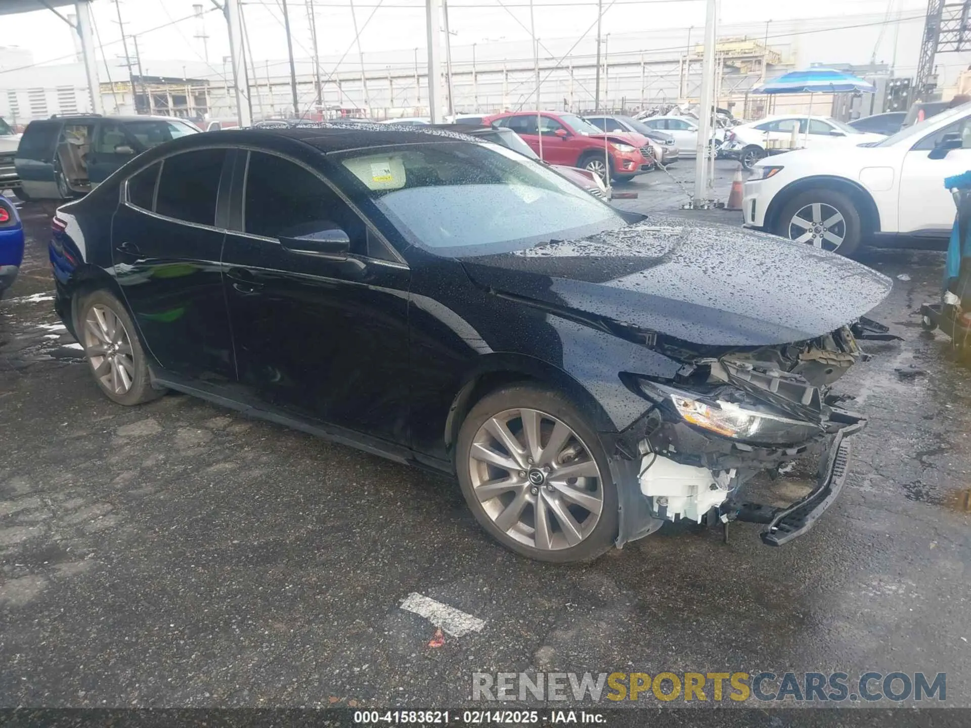 1 Photograph of a damaged car JM1BPACLXM1305621 MAZDA MAZDA3 2021