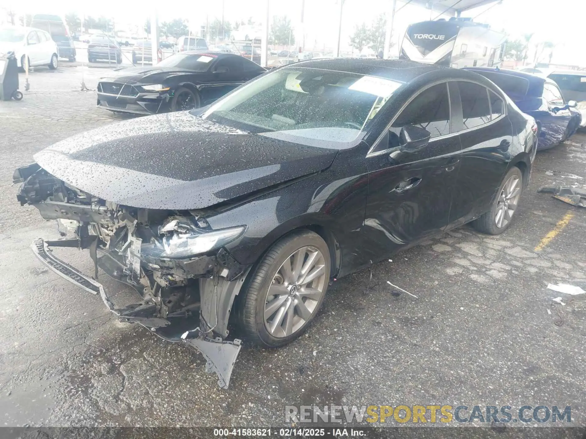 2 Photograph of a damaged car JM1BPACLXM1305621 MAZDA MAZDA3 2021