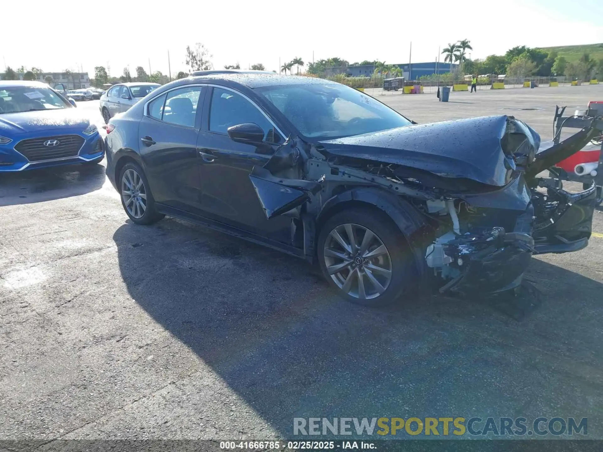 1 Photograph of a damaged car JM1BPADL7M1303484 MAZDA MAZDA3 2021