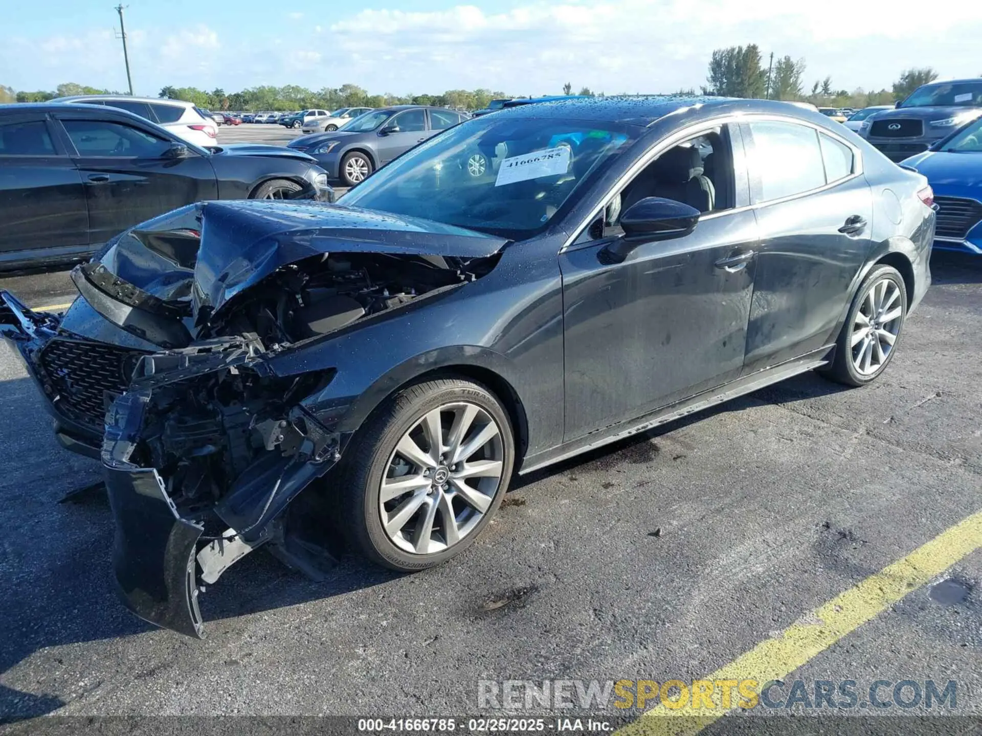2 Photograph of a damaged car JM1BPADL7M1303484 MAZDA MAZDA3 2021