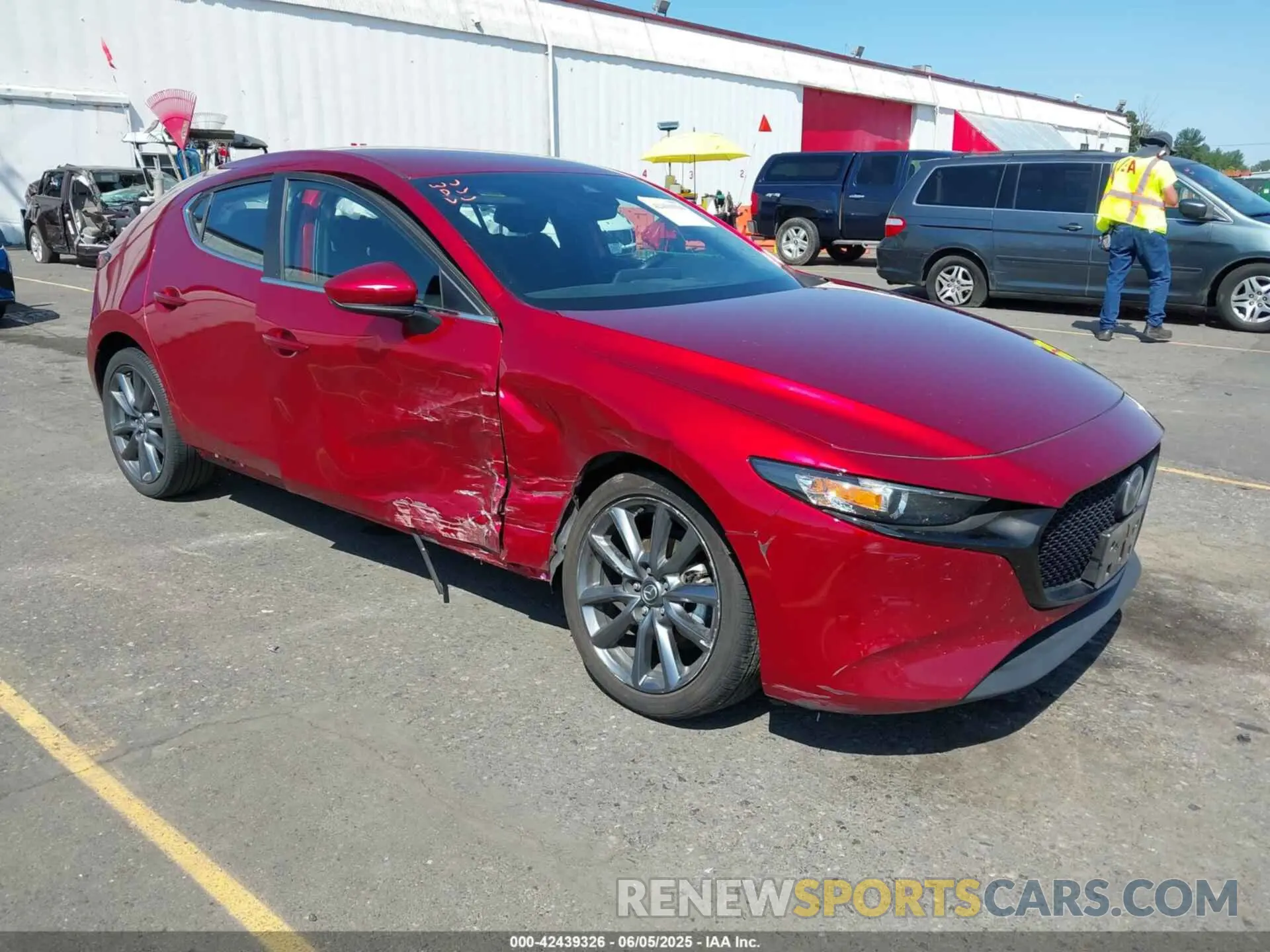 1 Photograph of a damaged car JM1BPAKL4M1336168 MAZDA MAZDA3 2021