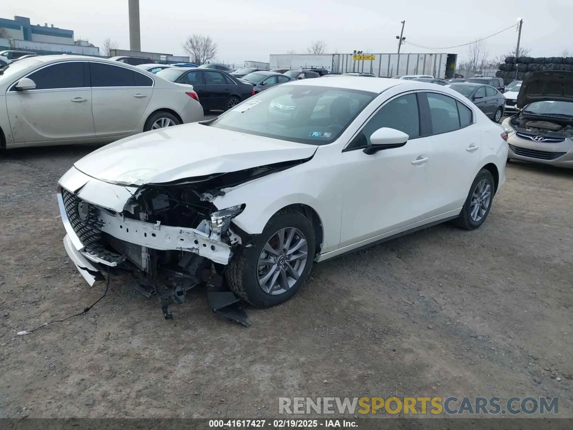 2 Фотография поврежденного автомобиля 3MZBPAAL8NM301314 MAZDA MAZDA3 2022