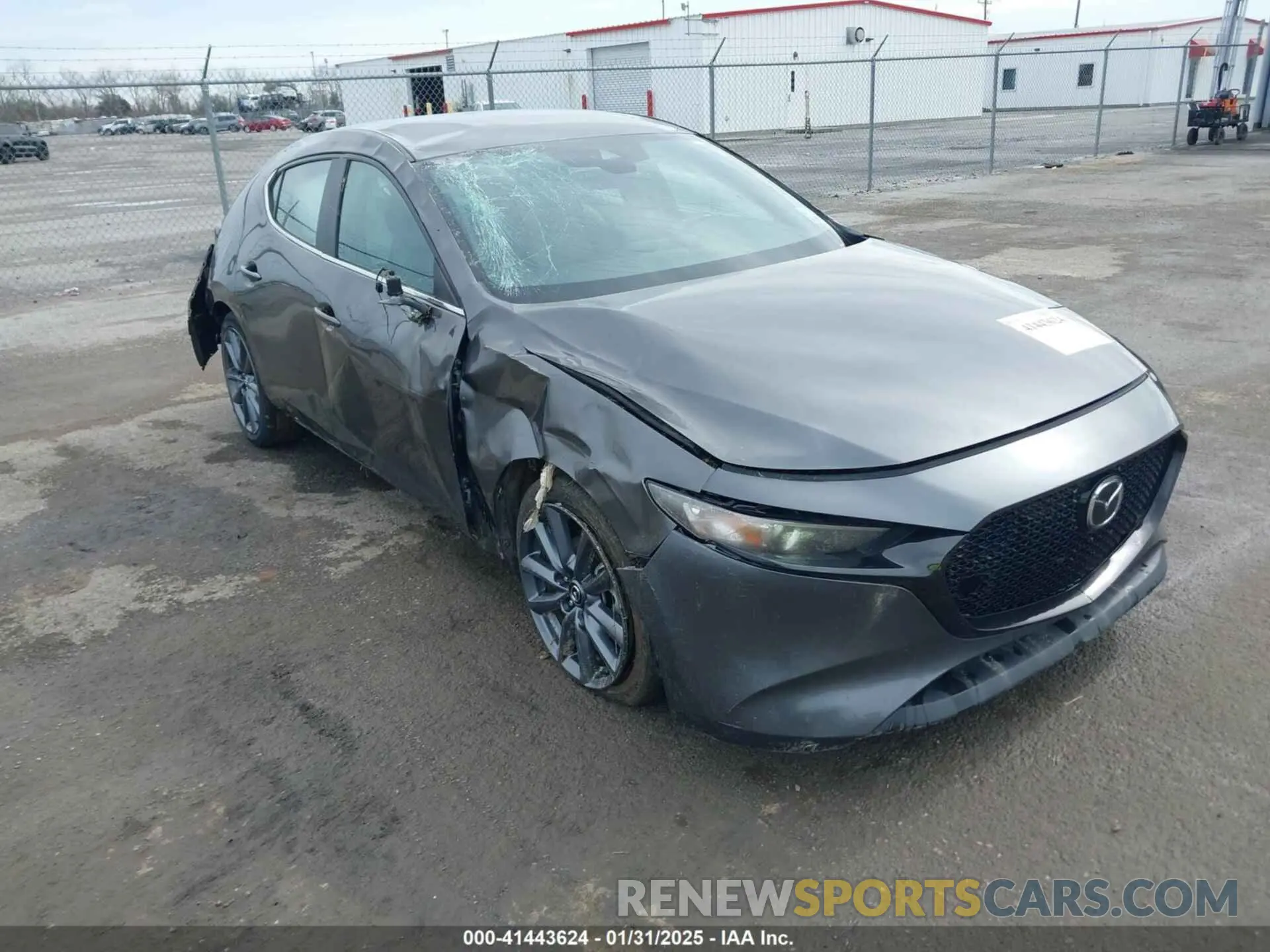 1 Photograph of a damaged car JM1BPAKM5P1616582 MAZDA MAZDA3 2023