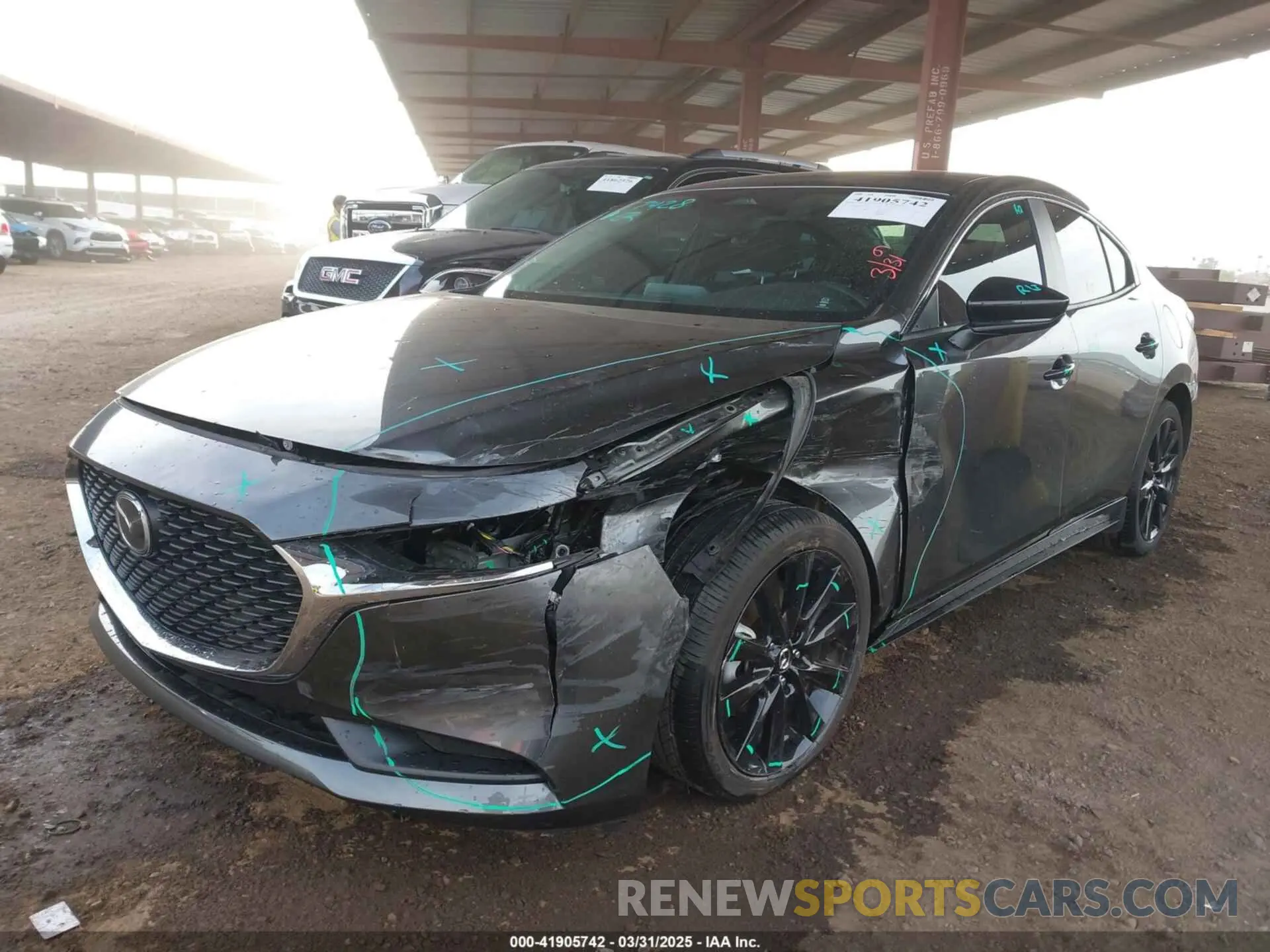 2 Photograph of a damaged car 3MZBPABM8RM414371 MAZDA MAZDA3 2024